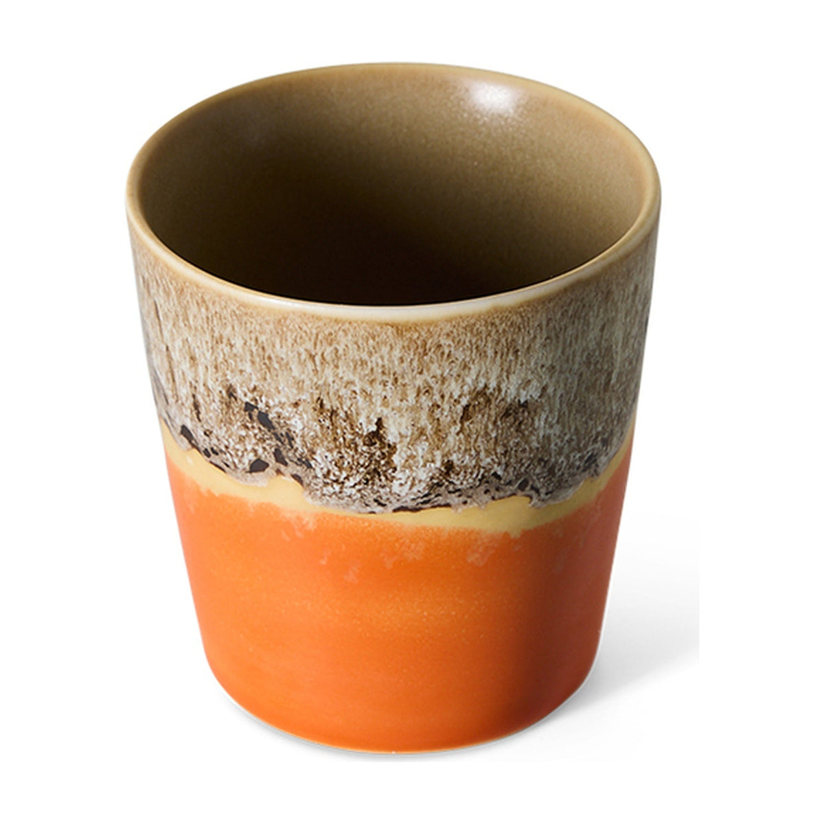 HKLiving 70's Koffiemok - Fierce op witte achtergrond