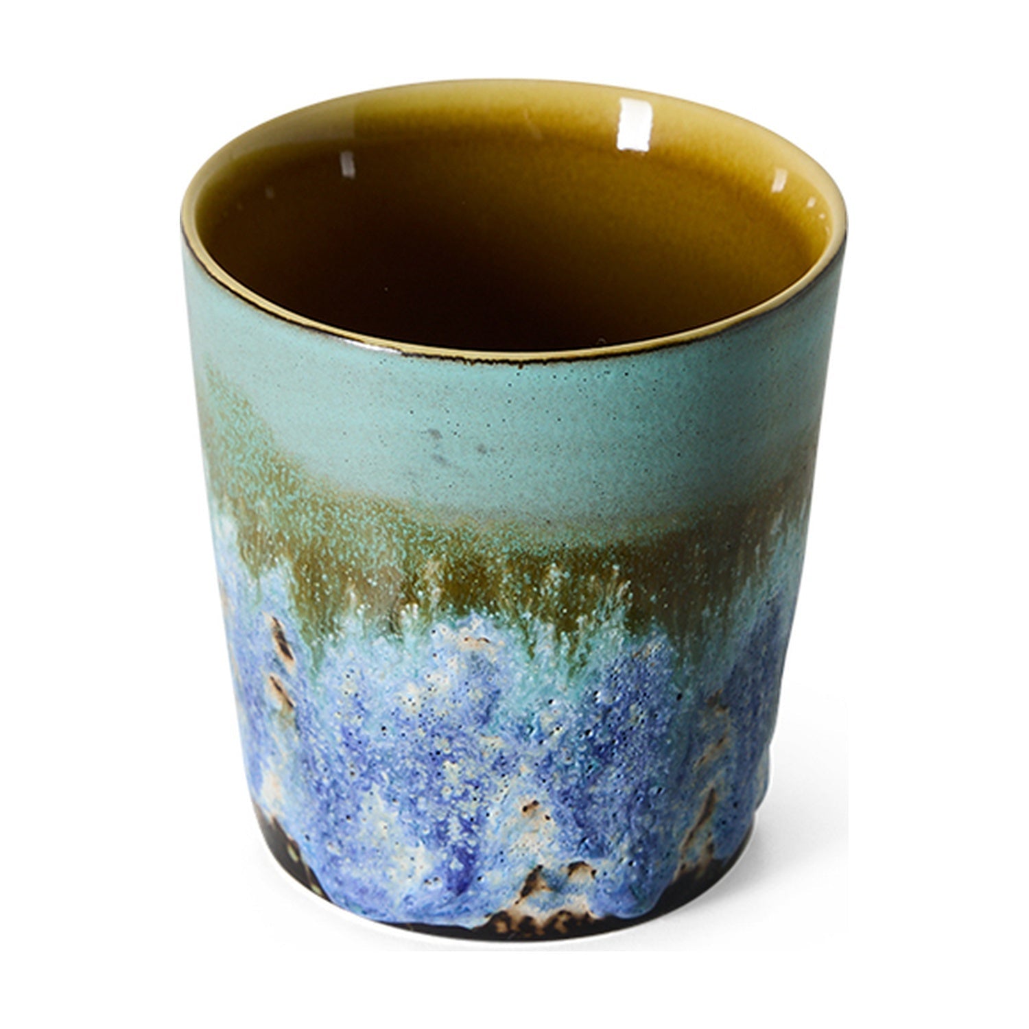 HKLiving 70's Koffiemok - Agave op witte achtergrond