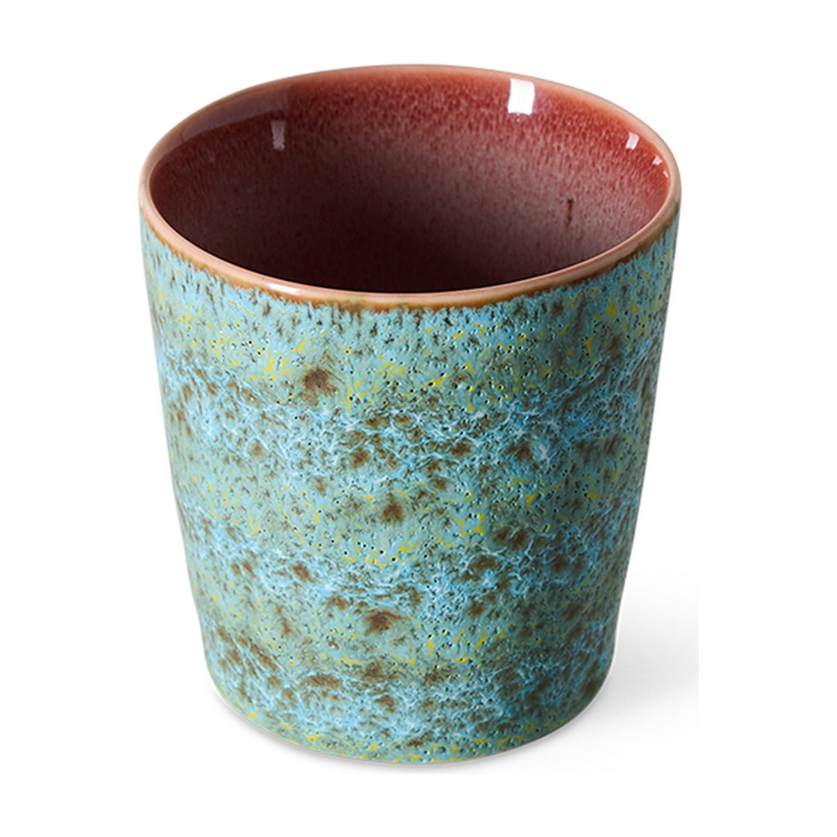 HKLiving 70's Koffiemok - Zingy op witte achtergrond