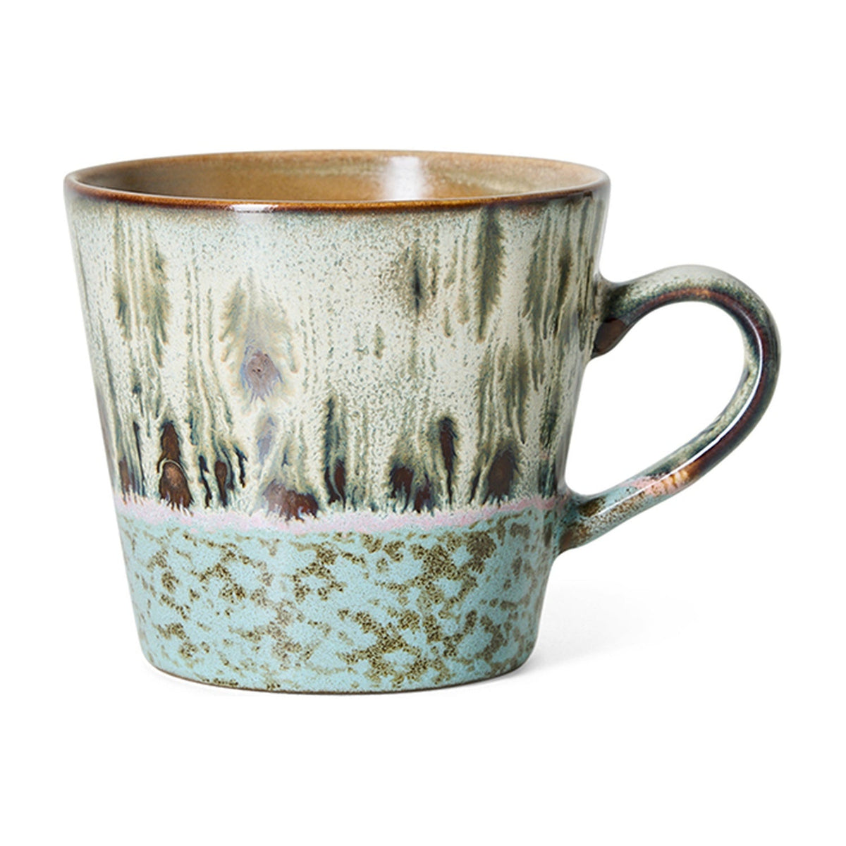 HKLiving 70's Cappuccinomok - Birthstone op witte achtergrond