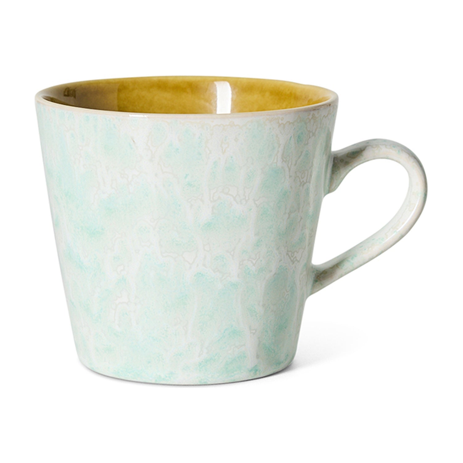 HKLiving 70's Cappuccinomok - Lotus op witte achtergrond