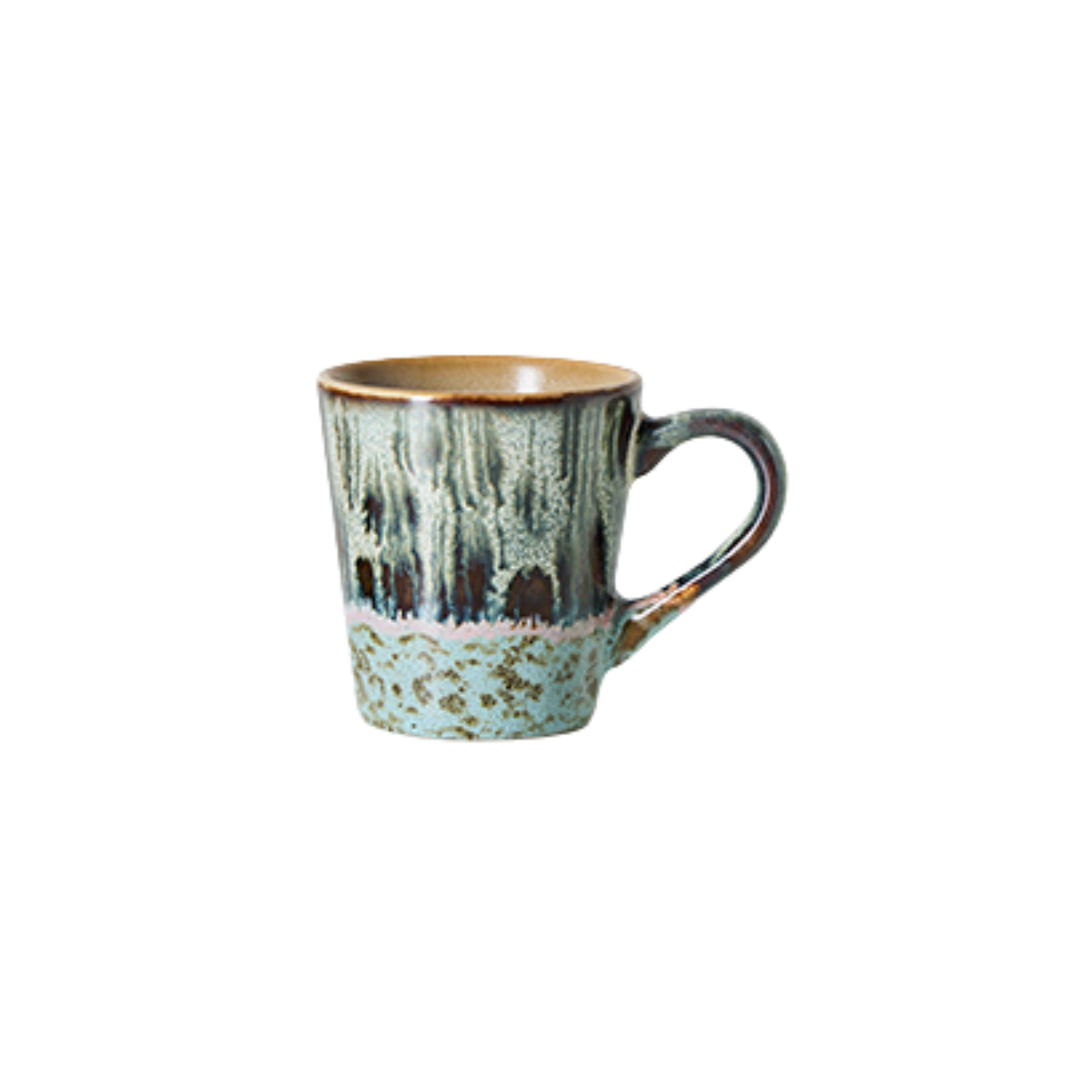 HKLiving 70's Espressokopje Softness - Birthstone op witte achtergrond