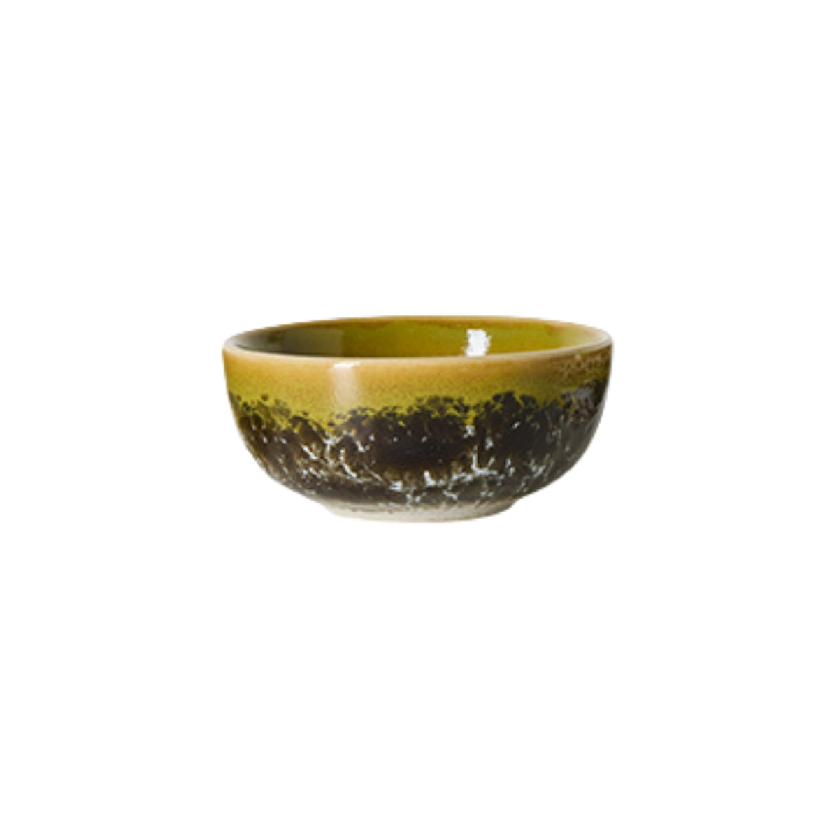 HKLiving 70's Schaaltje XS Caramelized - Truffle op witte achtergrond