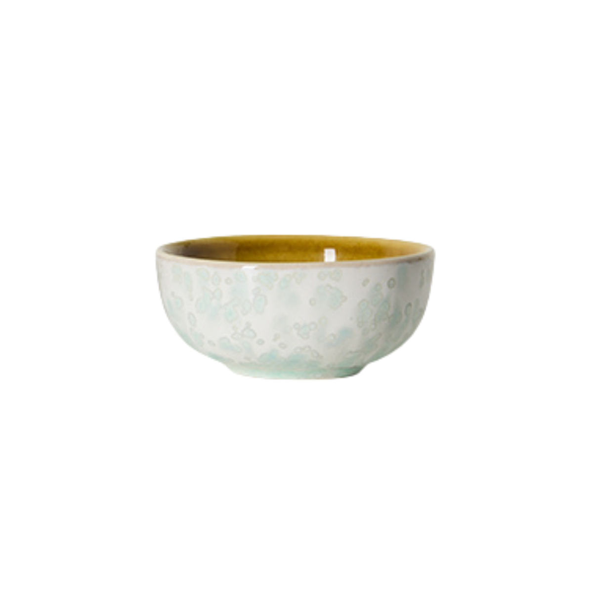 HKLiving 70's Schaaltje XS Caramelized - Lotus op witte achtergrond