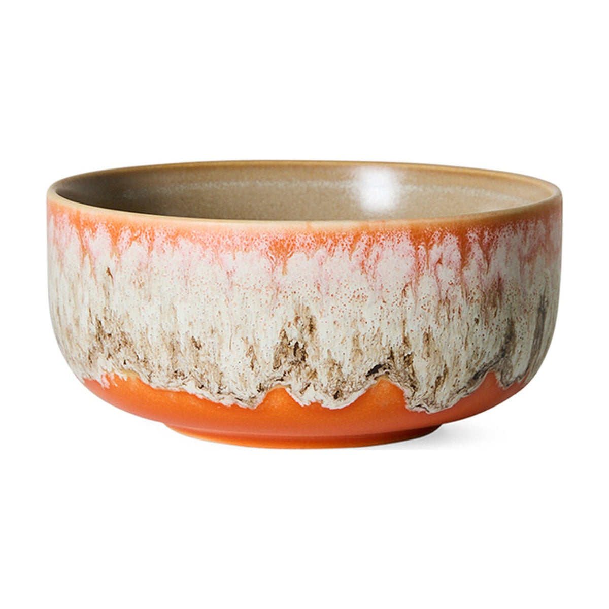 HKLiving 70's Dessert Bowl Grand - Fierce op witte achtergrond