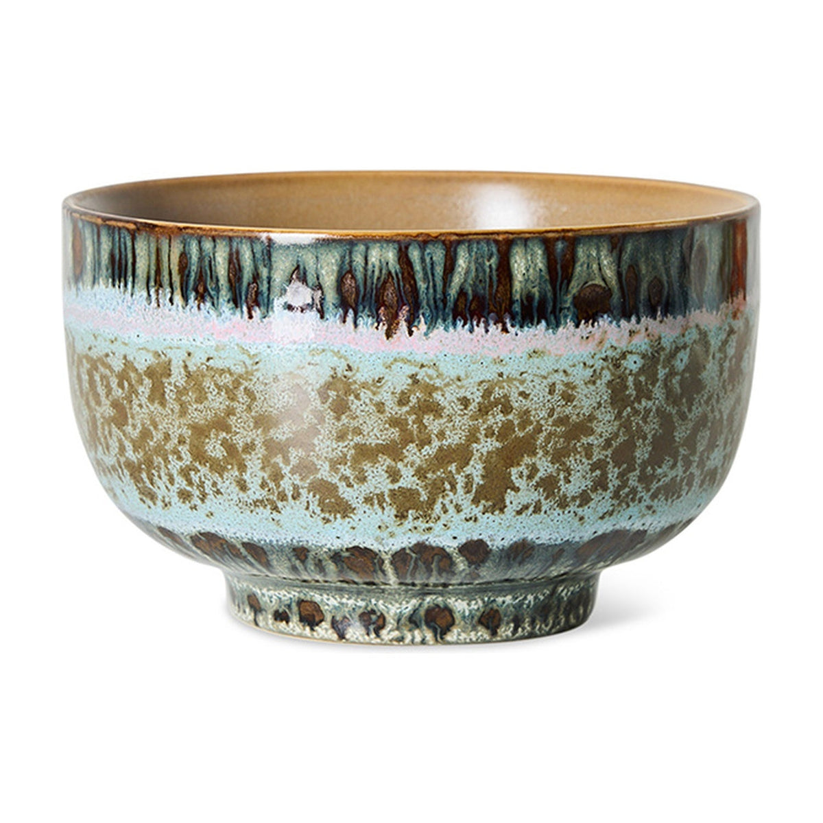 HKLiving 70's Noodle Bowl Sunset - Birthstone op witte achtergrond