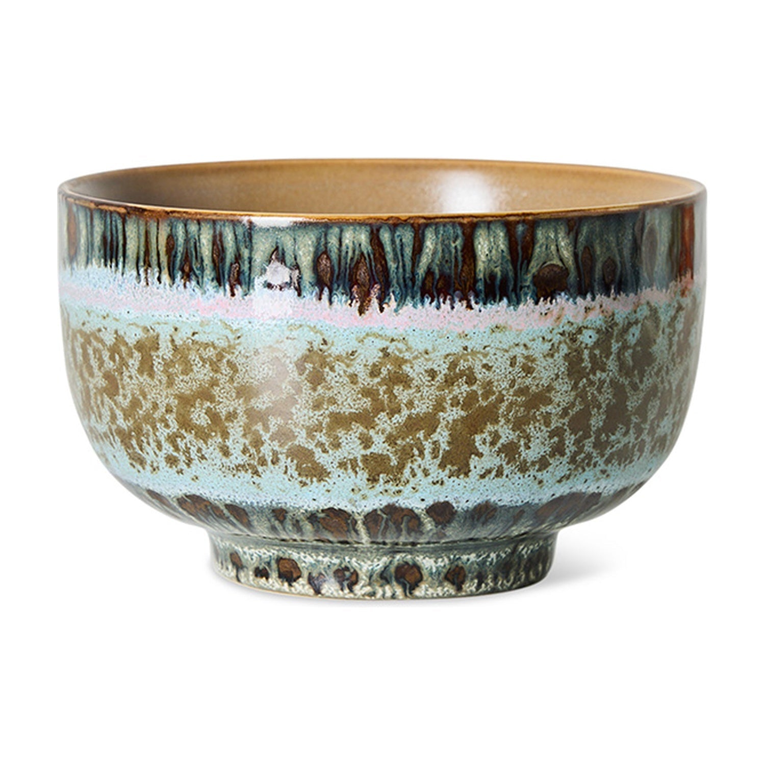 HKLiving 70's Noodle Bowl Sunset - Birthstone op witte achtergrond