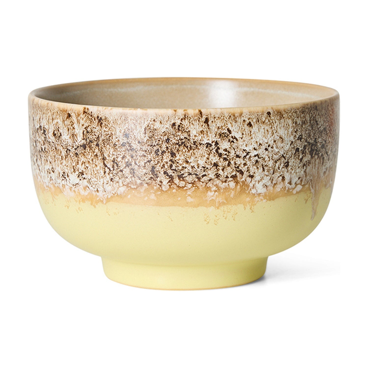 HKLiving 70's Noodle Bowl Sunset - Custard op witte achtergrond