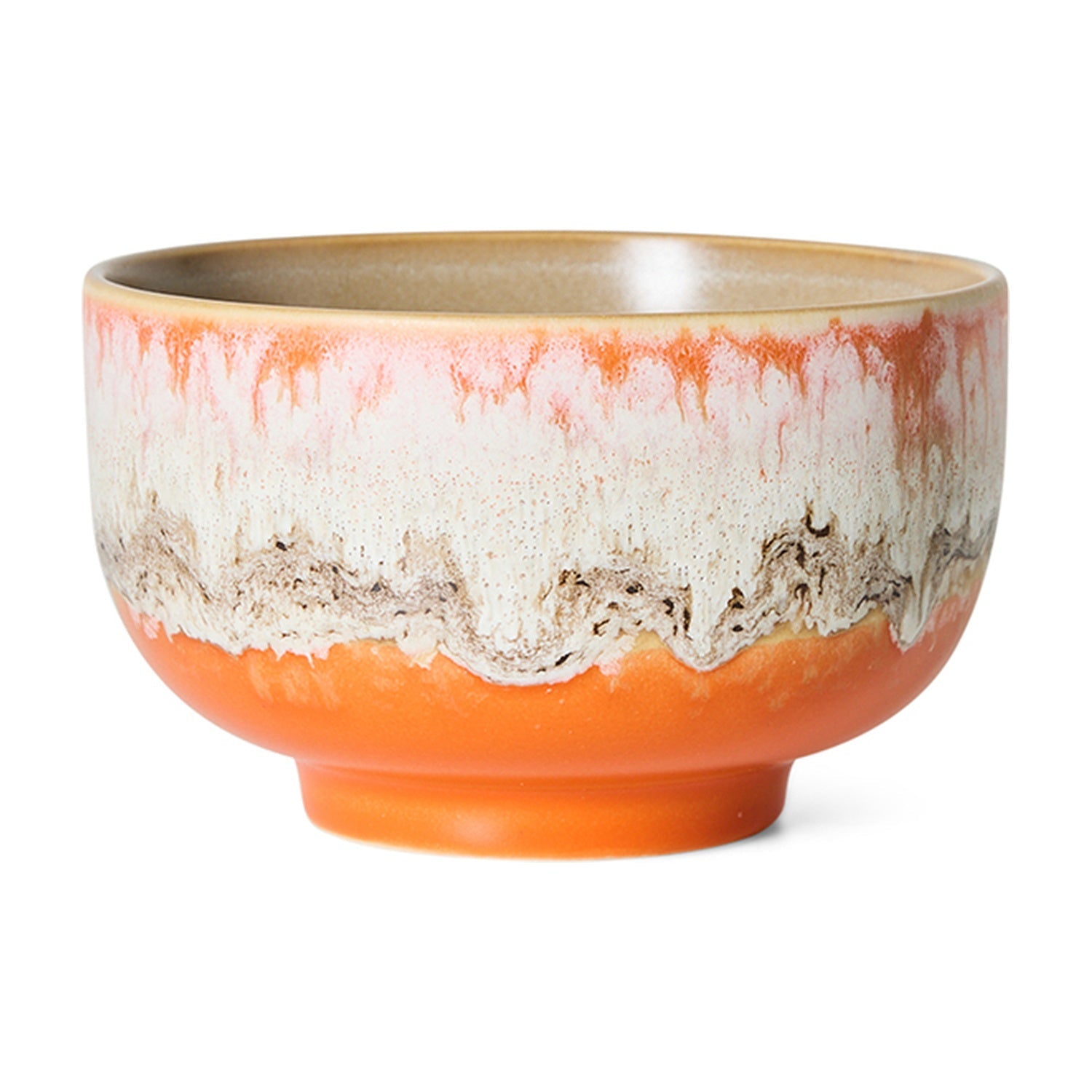 HKLiving 70's Noodle Bowl Sunset - Fierce op witte achtergrond