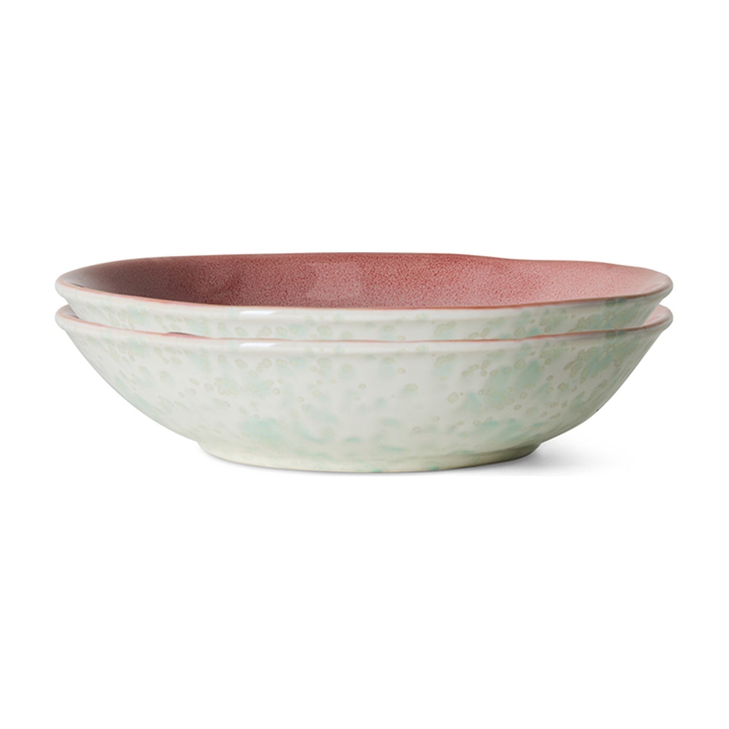 HKLiving 70's Curry Bowl - Lotus op witte achtergrond