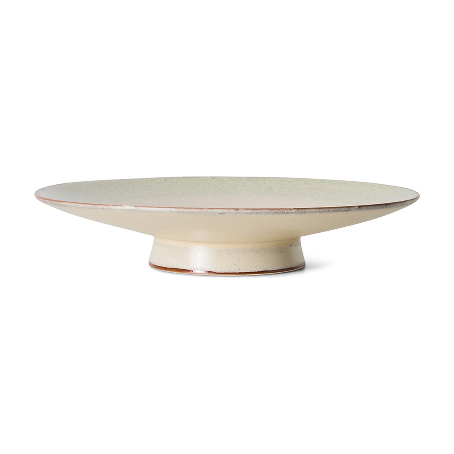 HKLiving 70's Fruitschaal plat - Softness op witte achtergrond