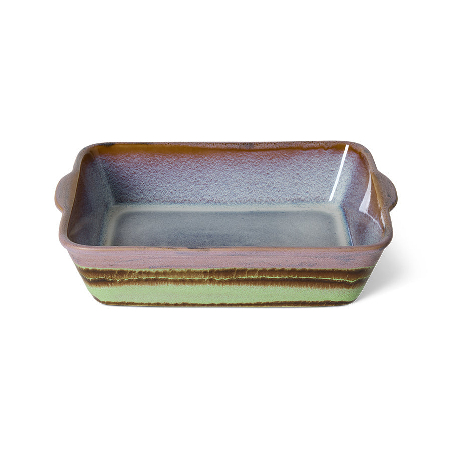 HKLiving 70's Ovenschaal Groot Mochi van bovenaf