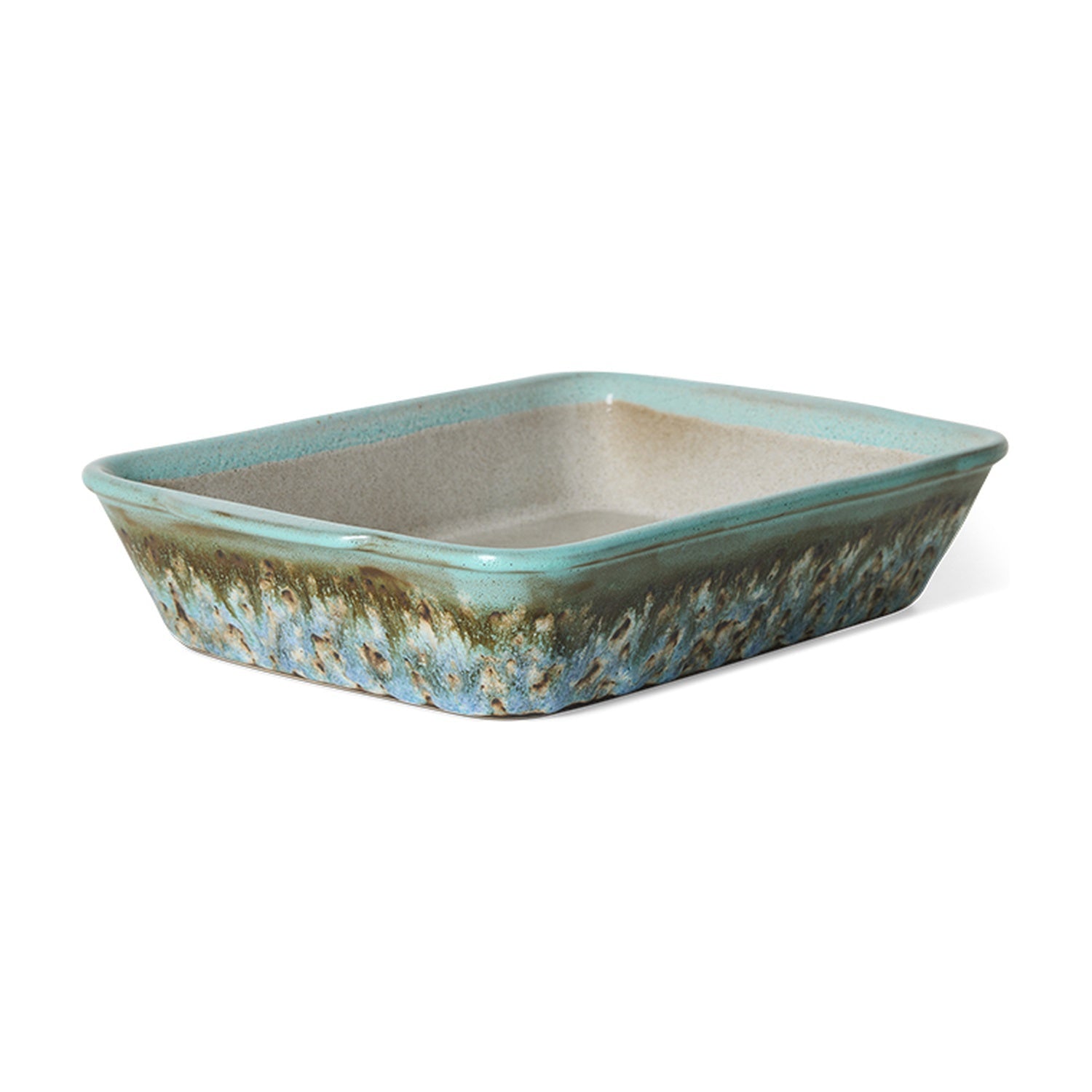 HKLiving 70's Ovenschaal Klein - Fierce op witte achtergrond