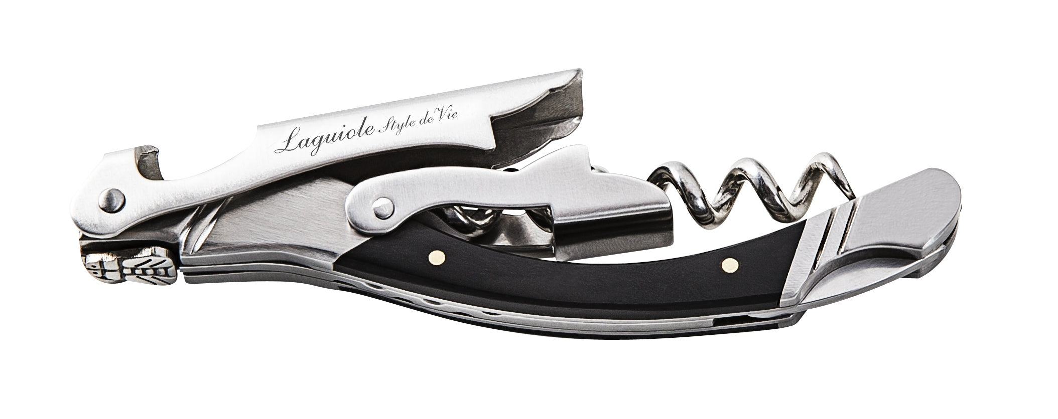Laguiole Style de Vie Luxury Line Kurkentrekker - Zwart Hout