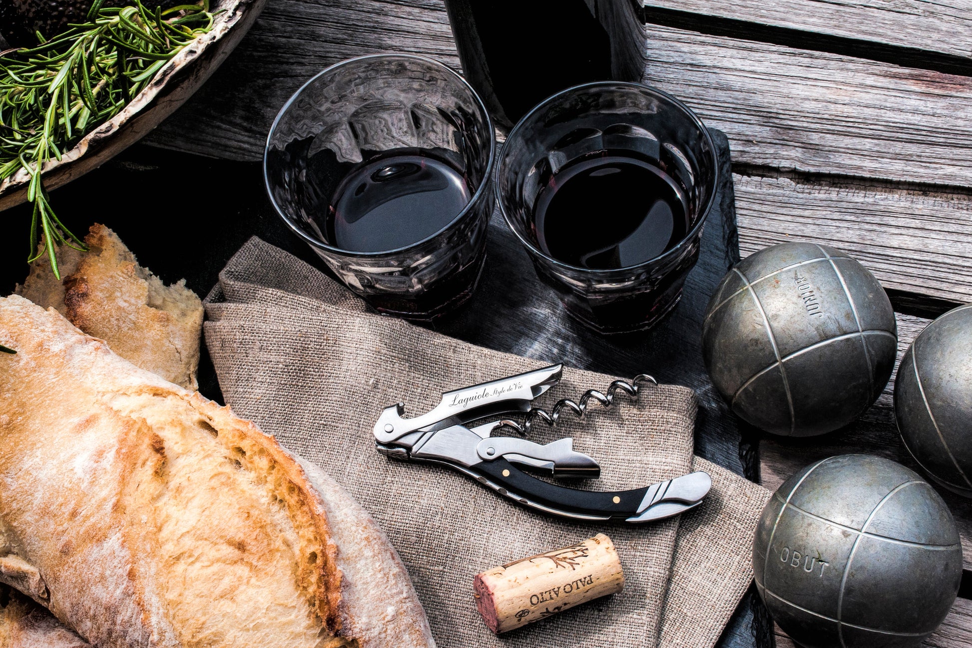 Laguiole Style de Vie Luxury Line Kurkentrekker - Zwart Hout