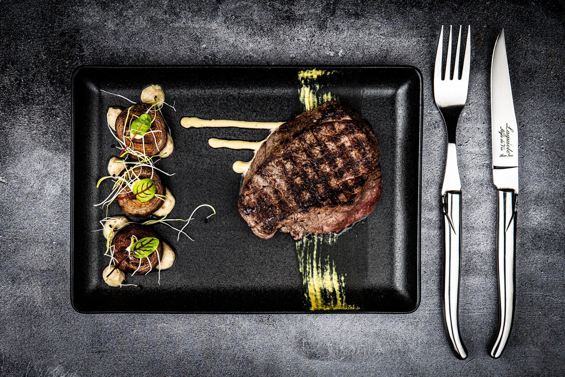 Laguiole Style de Vie Luxury Line Steakmessen 6-delig - Staal