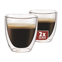 Maxxo Espressoglazen Dubbelwandig 2 stuks - 80 ml