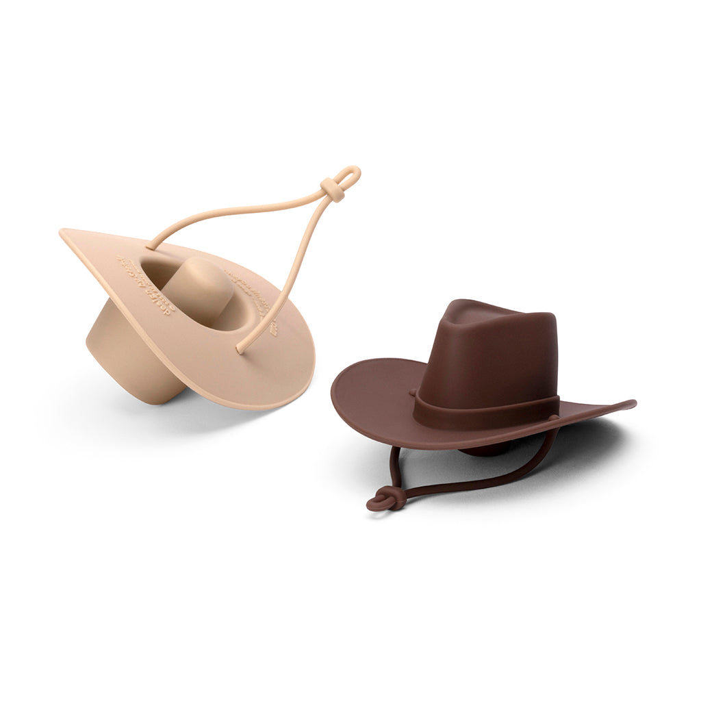Monkey Business Howdy Wijnstoppers - Set van 2 op witte achtergrond