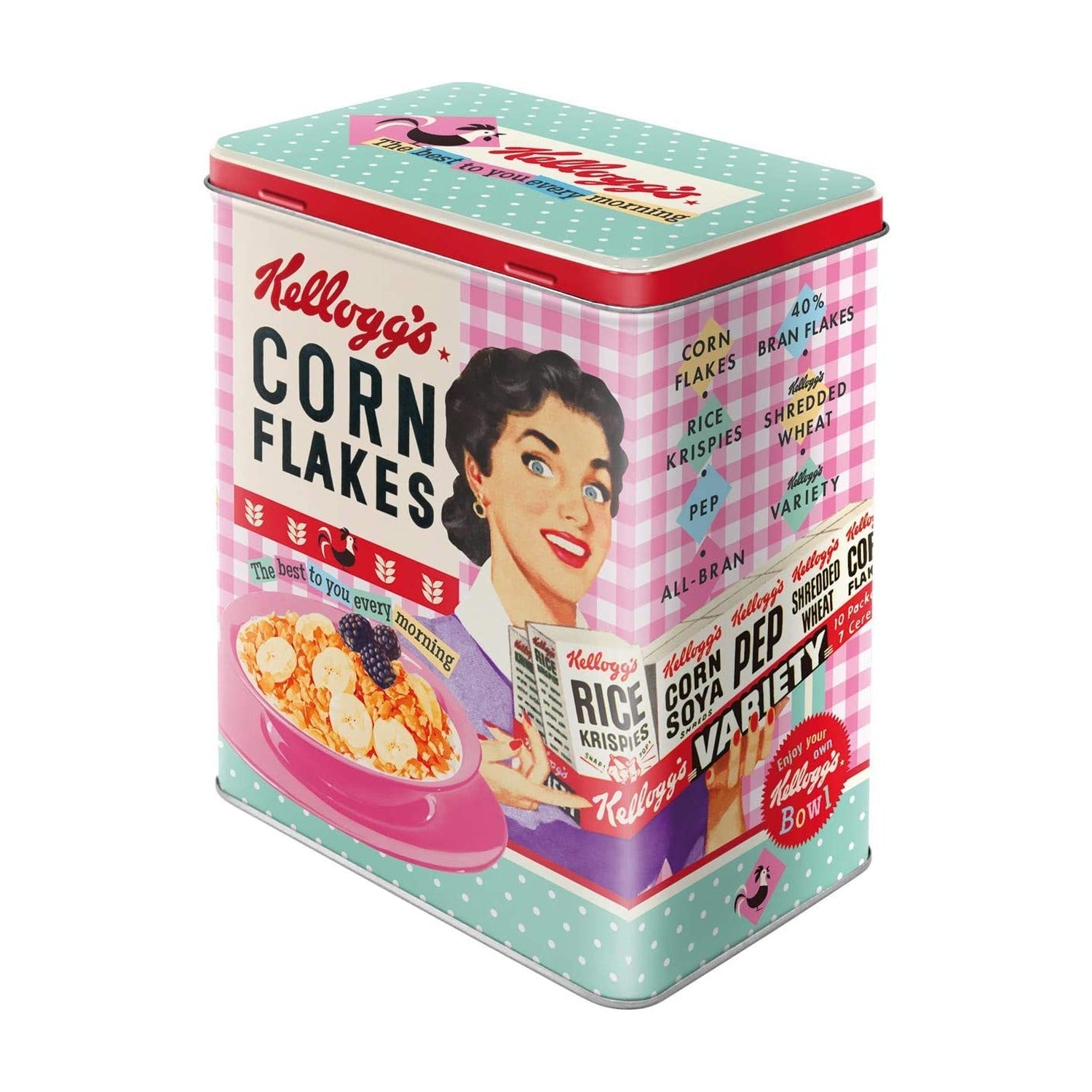 Nostalgic Art Blik L - Cornflakes op witte achtergrond