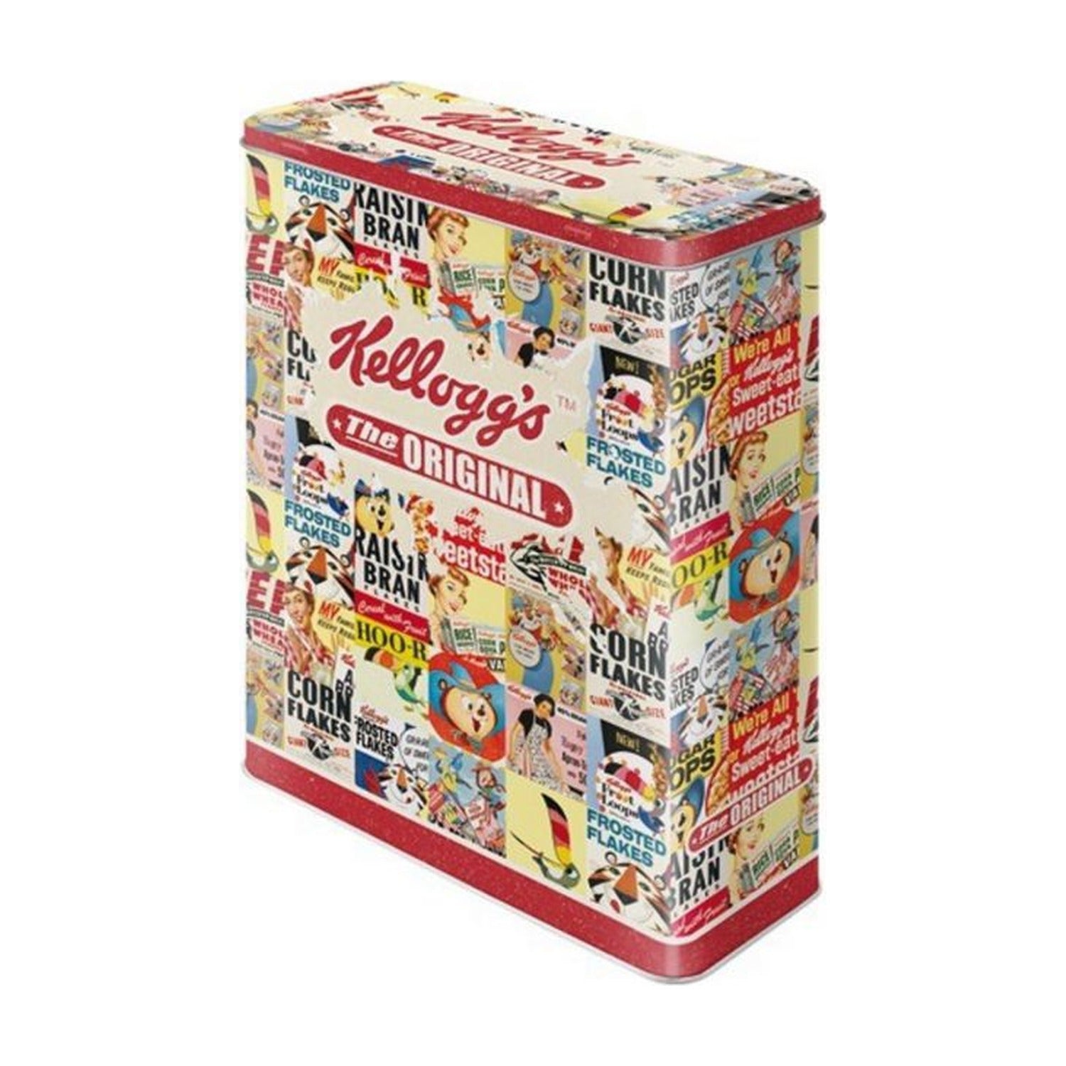 Nostalgic Art Blik XL - Kellogs op witte achtergrond