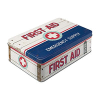 Nostalgic Art Blik Flat - First Aid Blue