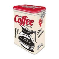 Nostalgic Art Blik met Klip - Coffee