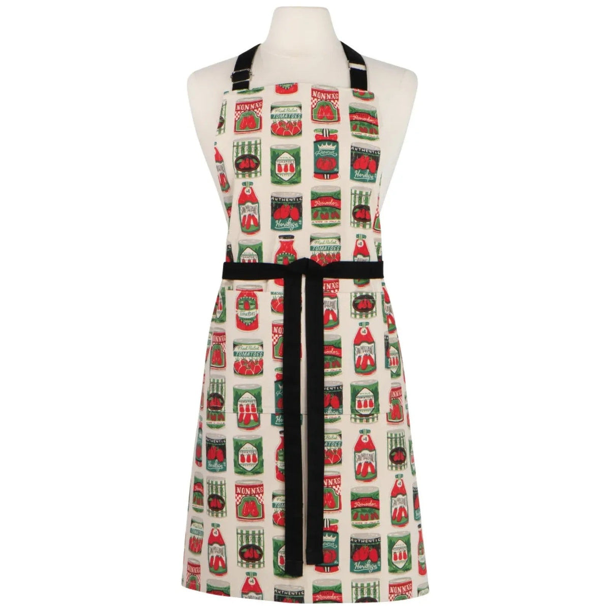 Now Designs Keukenschort - Pomodori op witte achtergrond