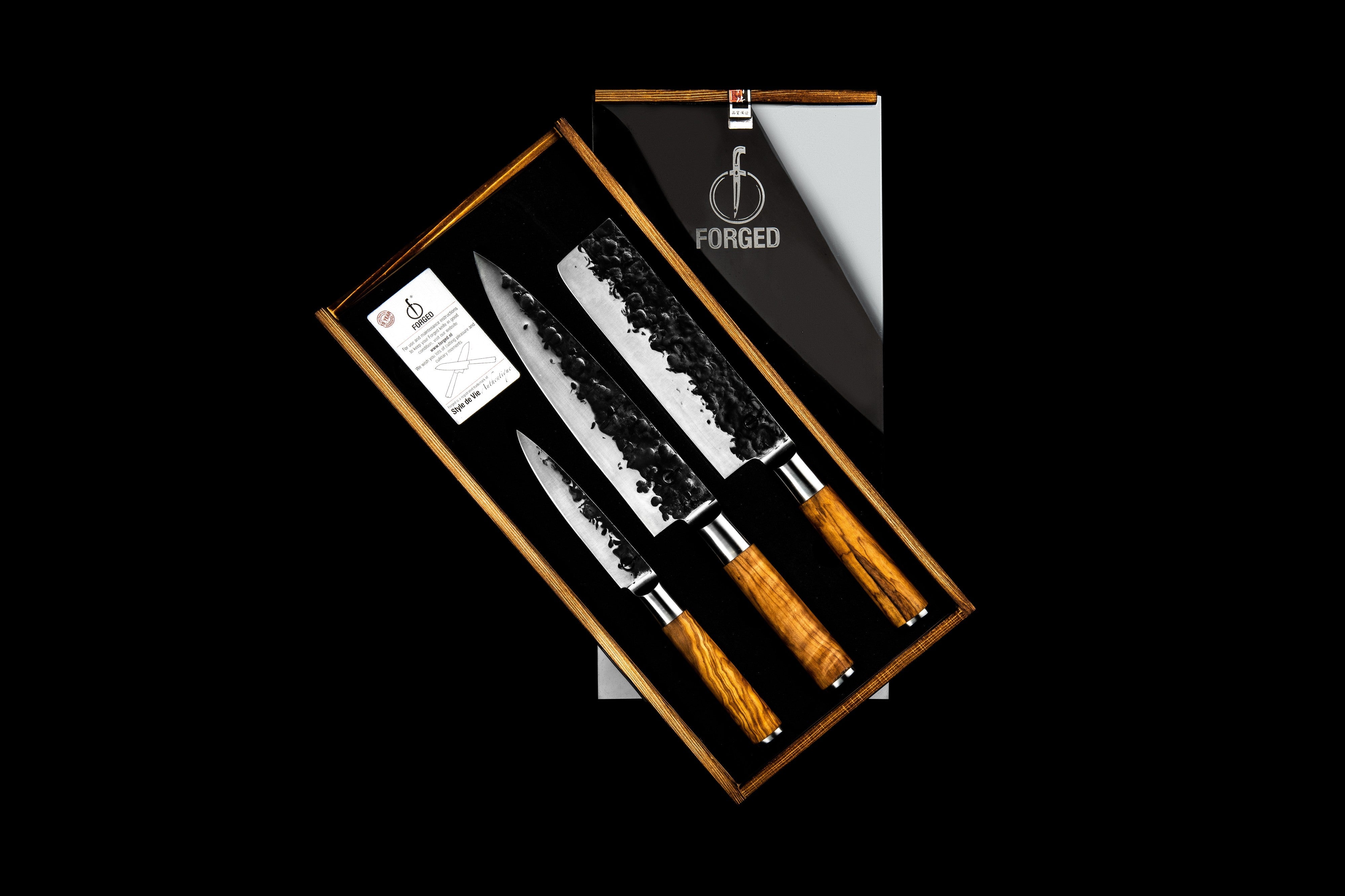 Forged Olive Messenset 3-delig