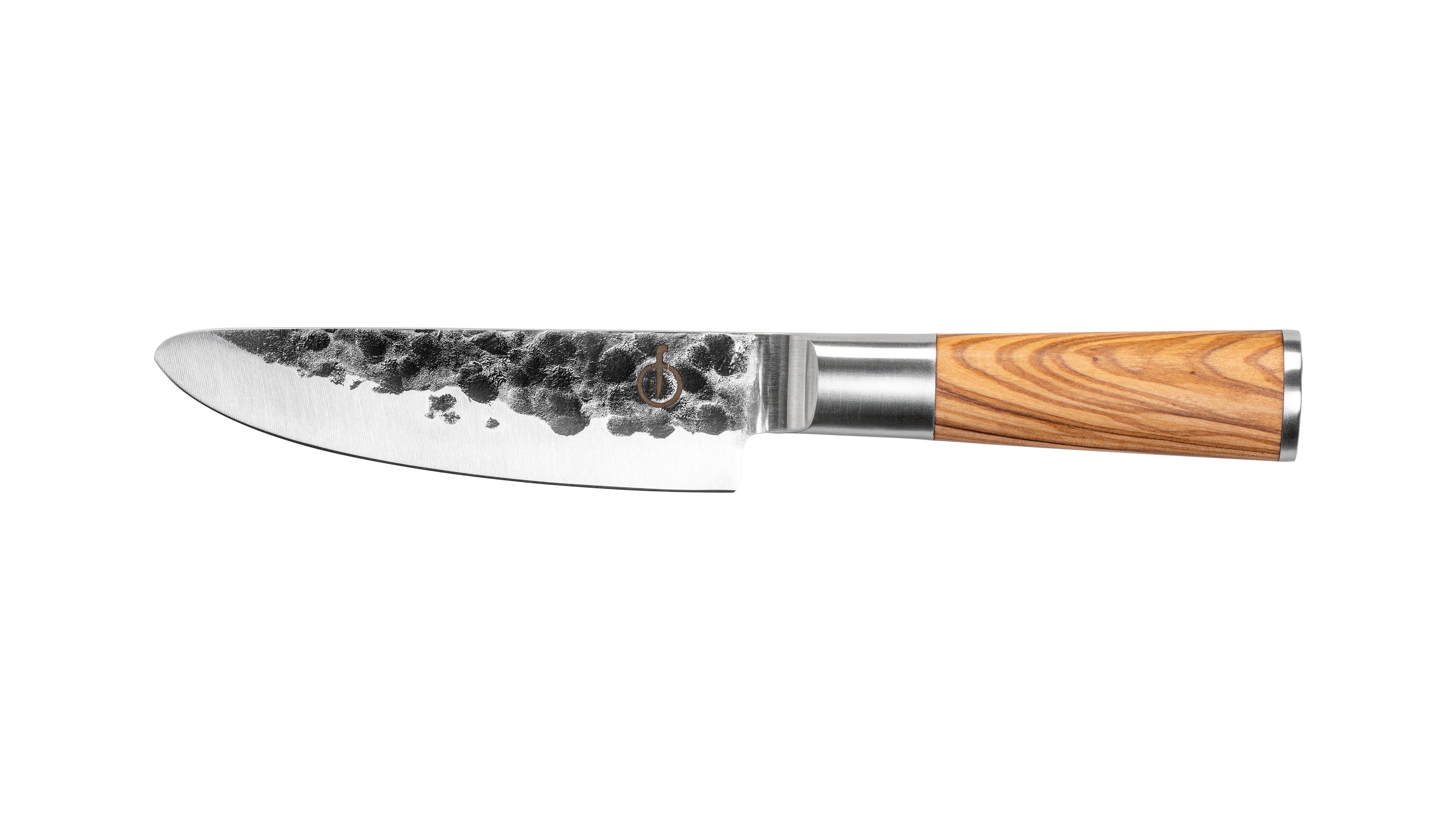 Forged Olive Kinderkoksmes op witte achtergrond