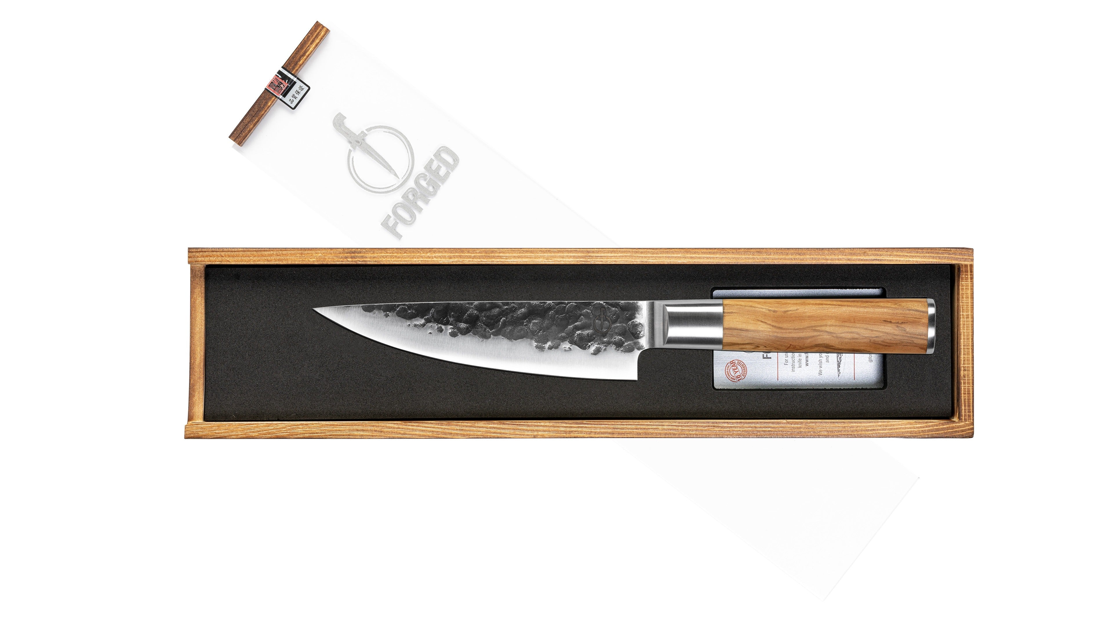 Forged Olive Koksmes - 16 cm