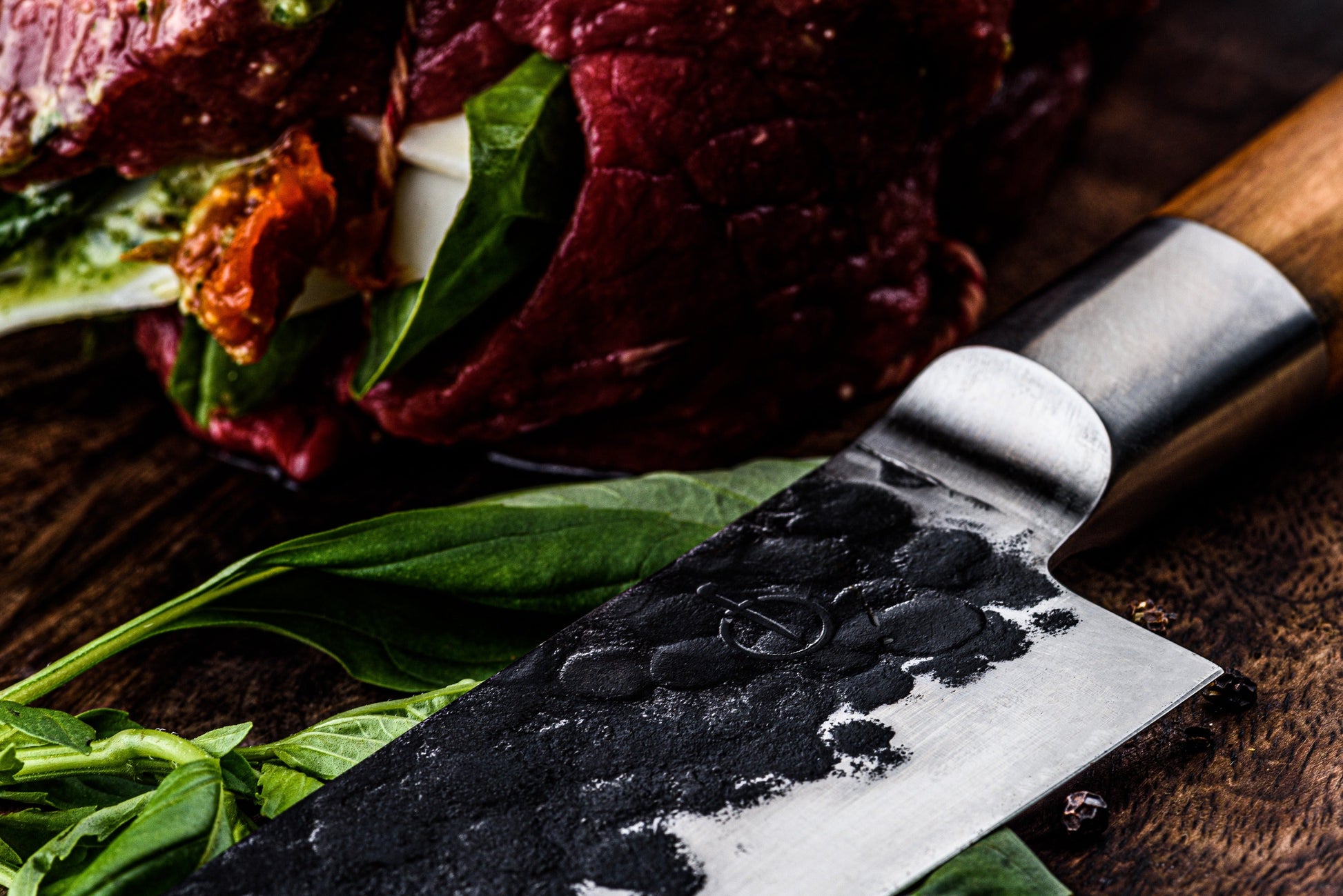 Forged Olive Koksmes - 20 cm