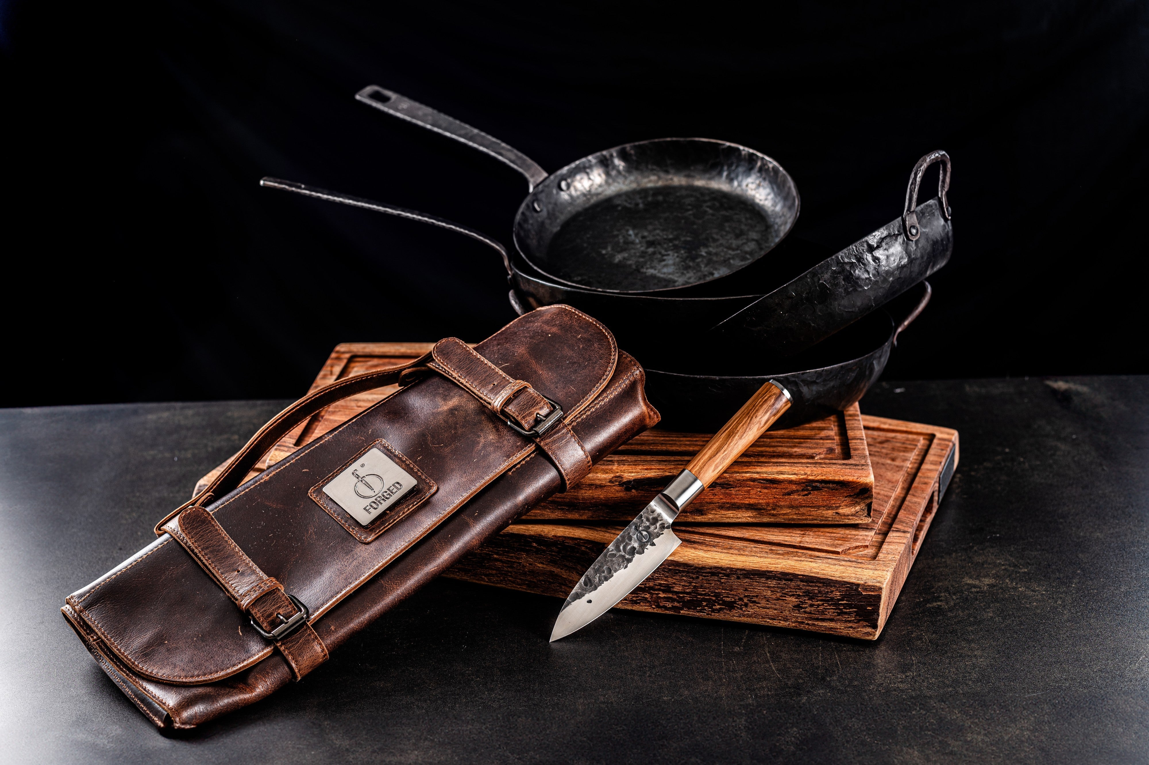 Forged Olive Petty Knife - 11 cm
