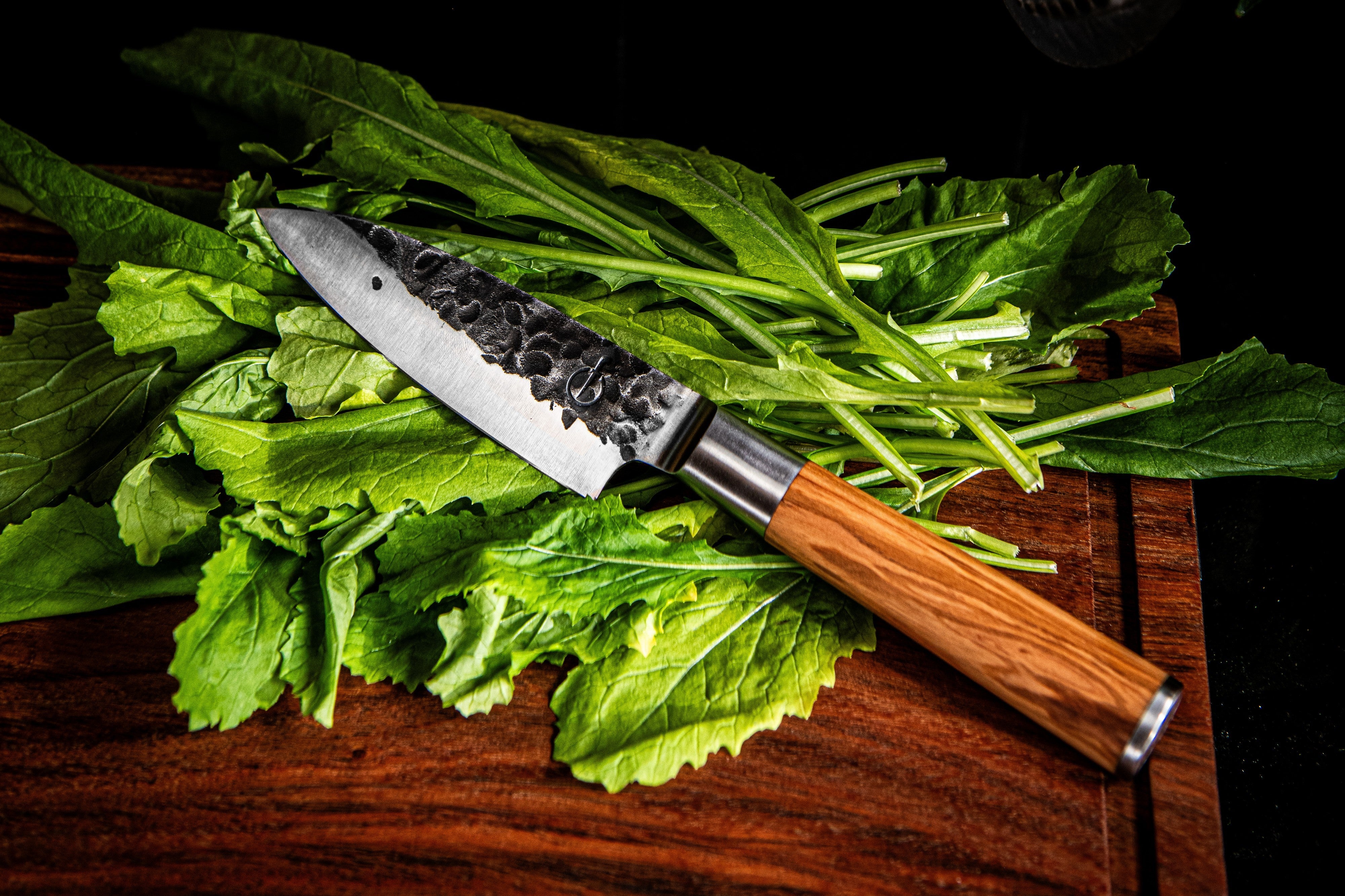 Forged Olive Petty Knife - 11 cm