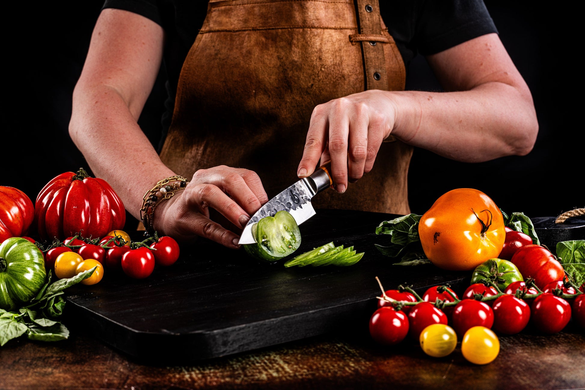 Forged Olive Petty Knife - 11 cm
