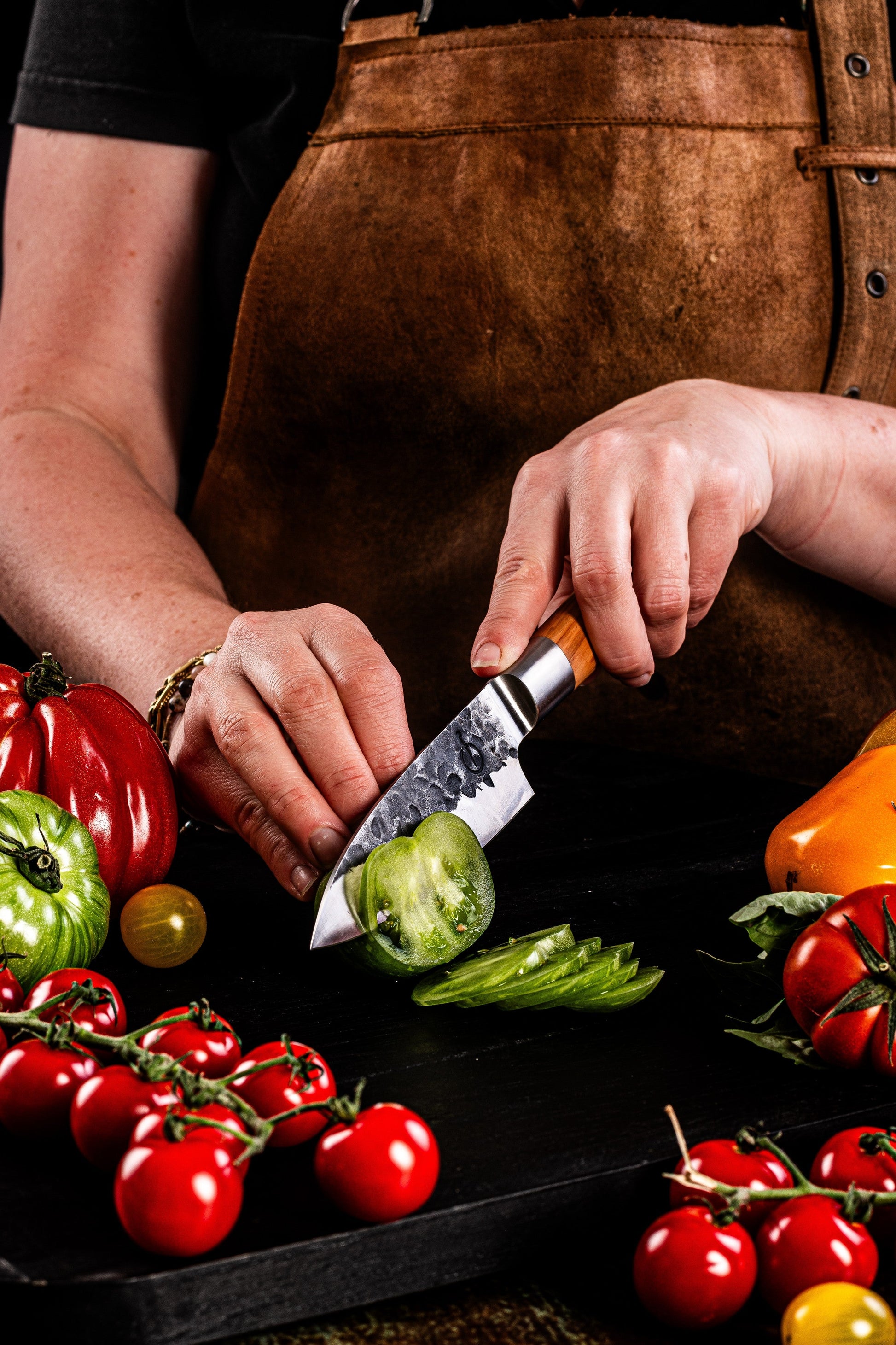 Forged Olive Petty Knife - 11 cm