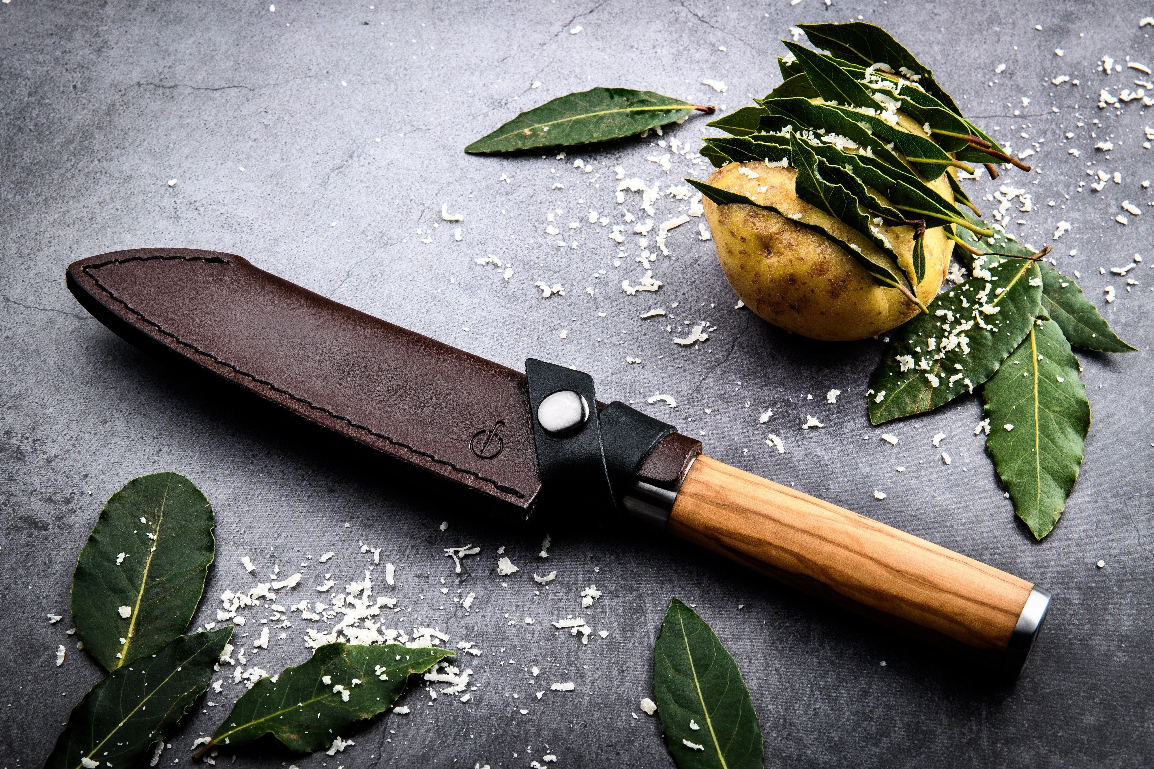 Forged Olive Santokumes - 14 cm