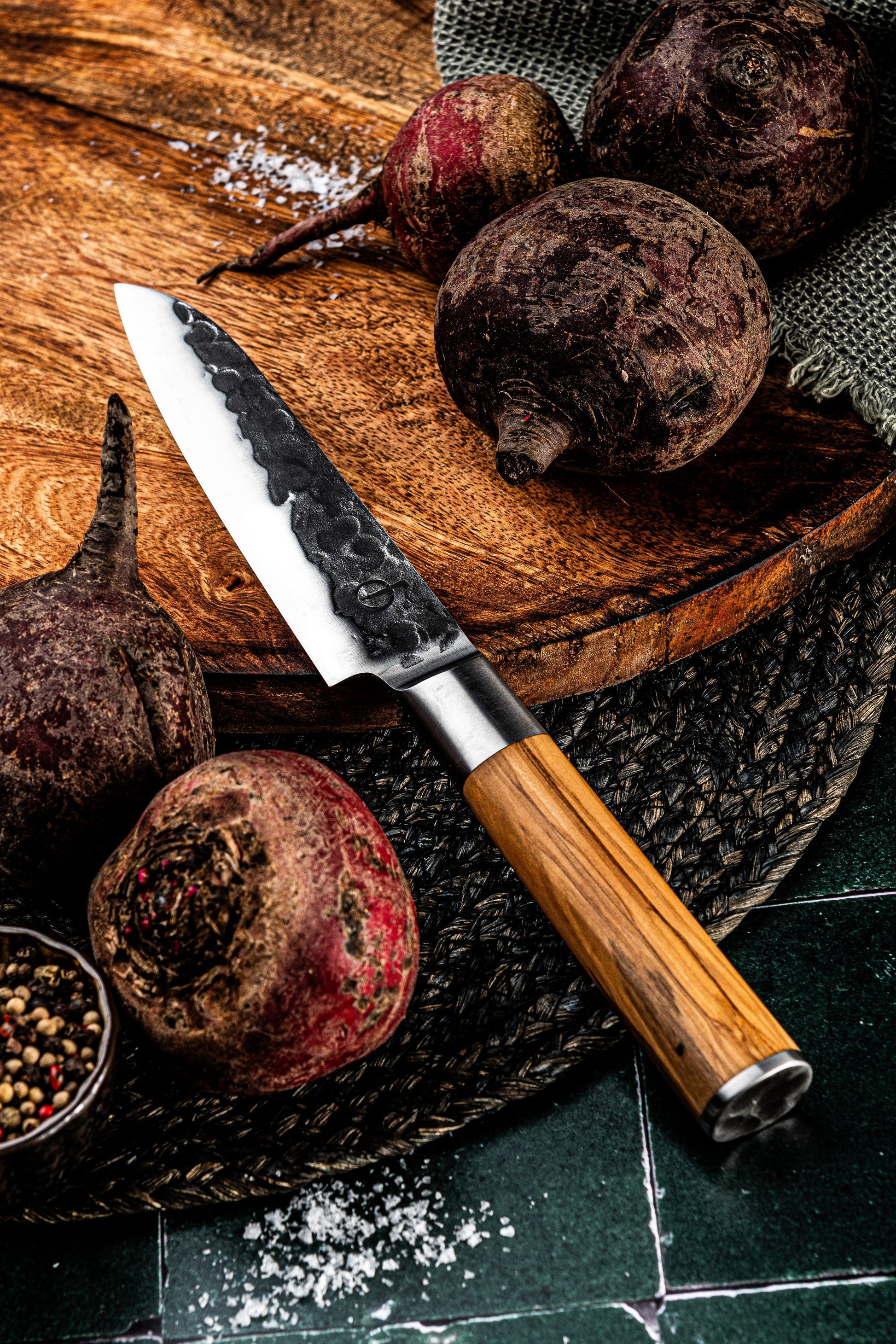 Forged Olive Santokumes - 14 cm