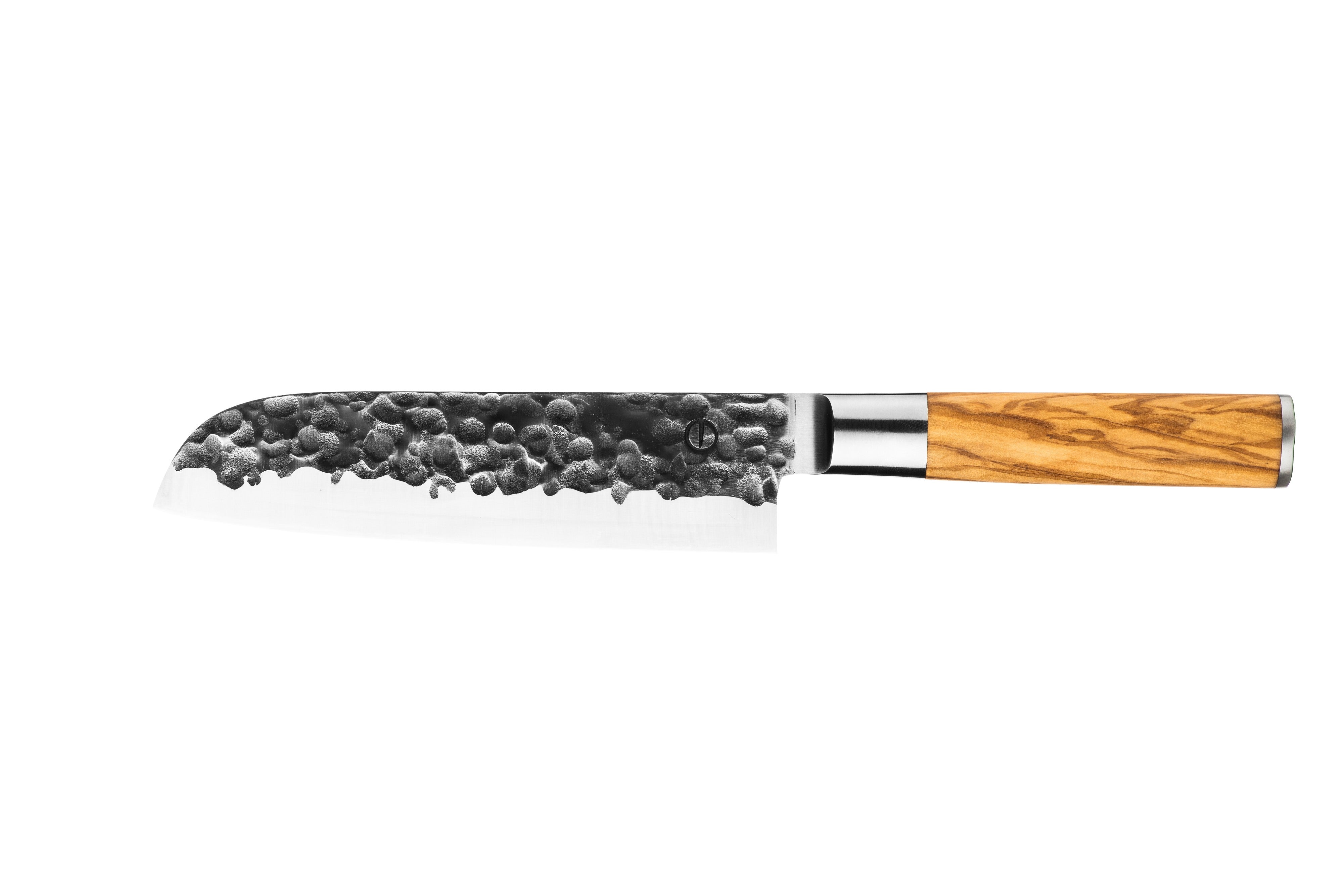 Forged Olive Santokumes - 18 cm op witte achtergrond