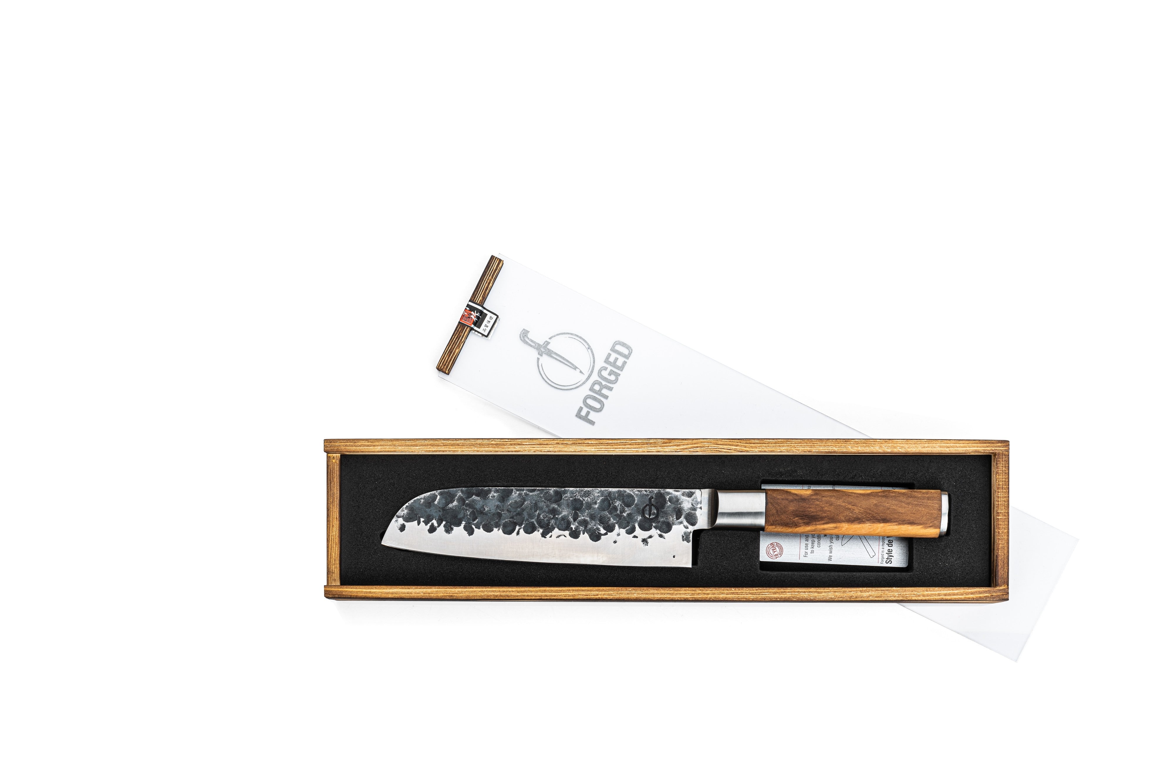 Forged Olive Santokumes - 18 cm