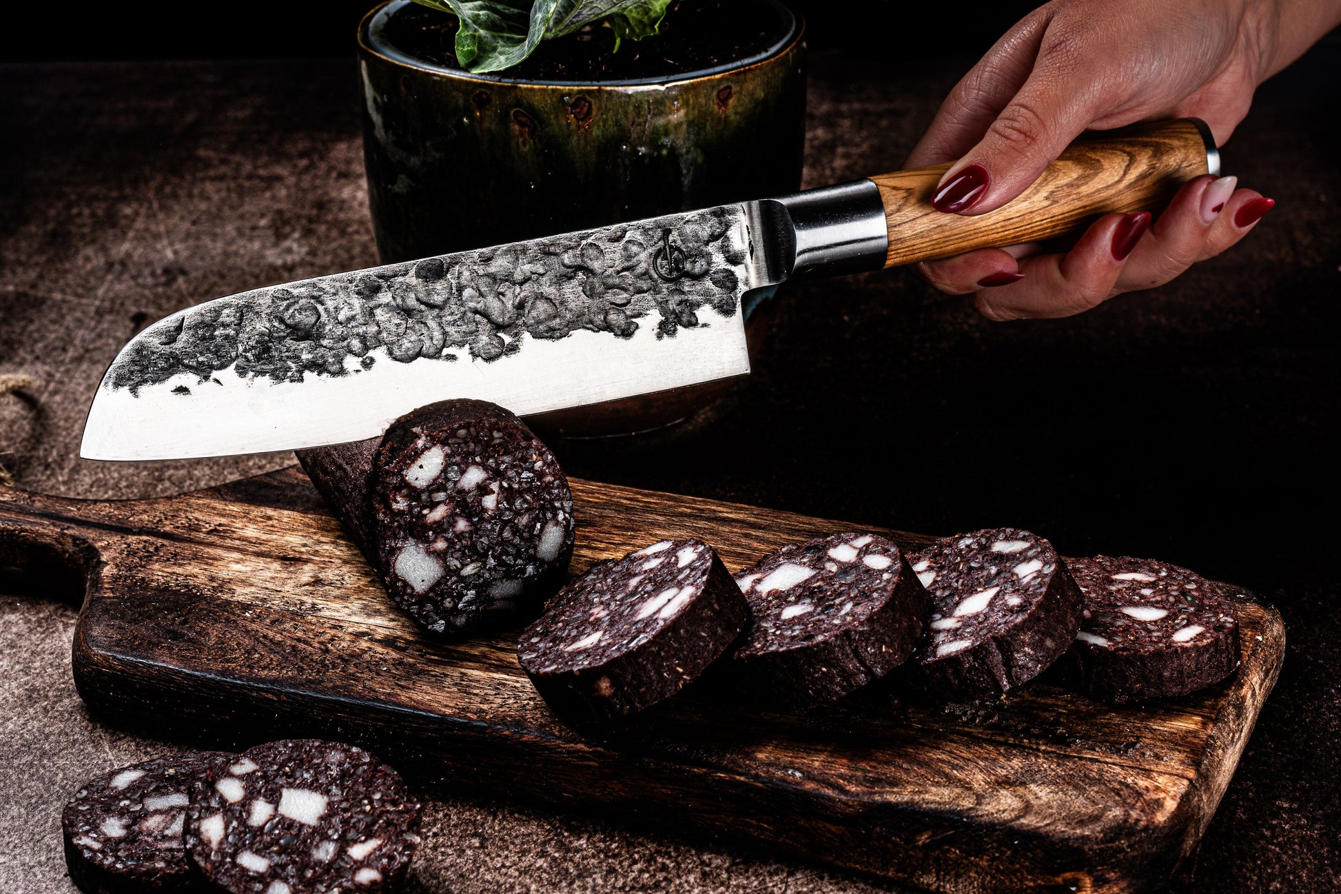 Forged Olive Santokumes - 18 cm