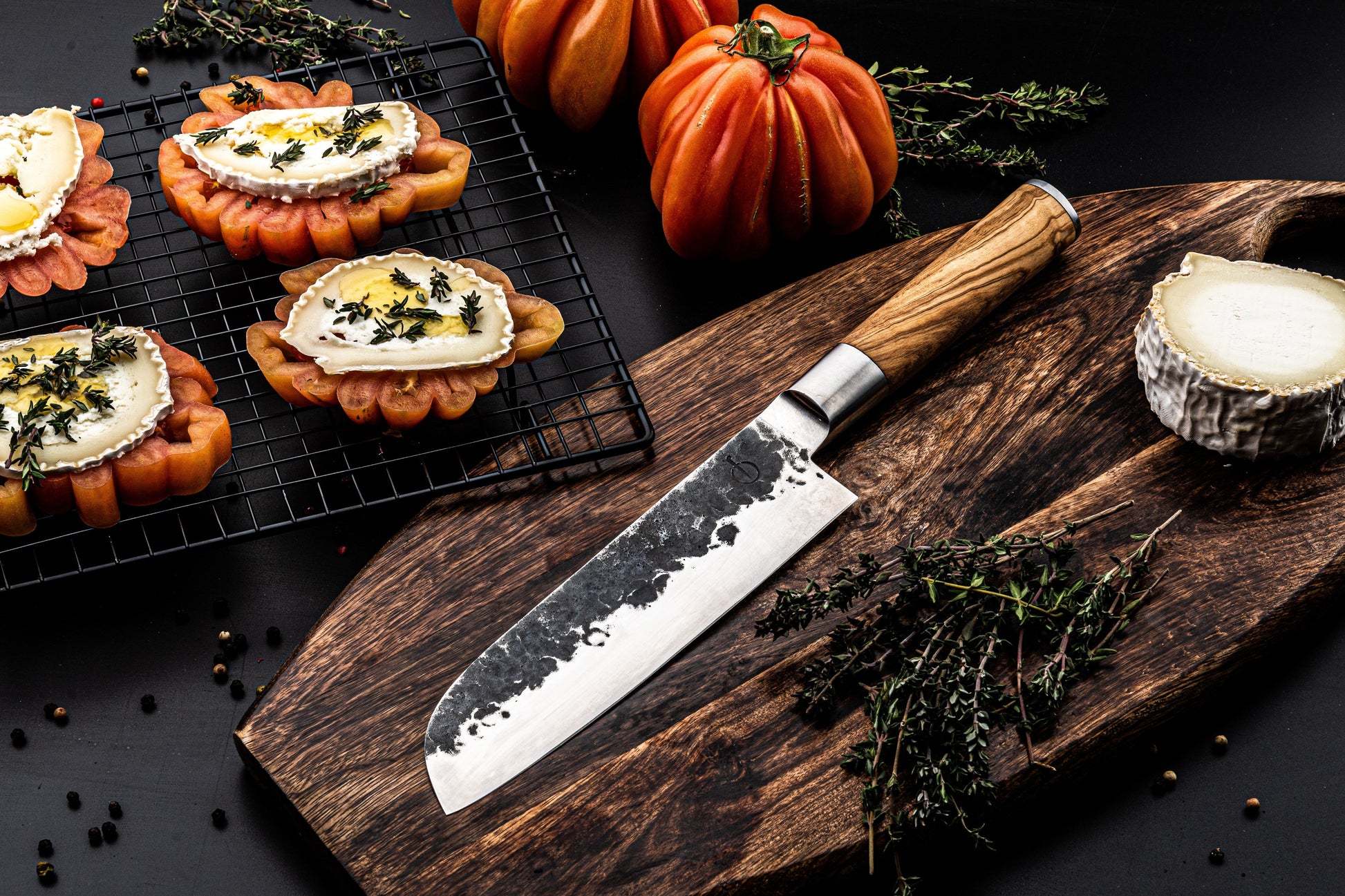 Forged Olive Santokumes - 18 cm