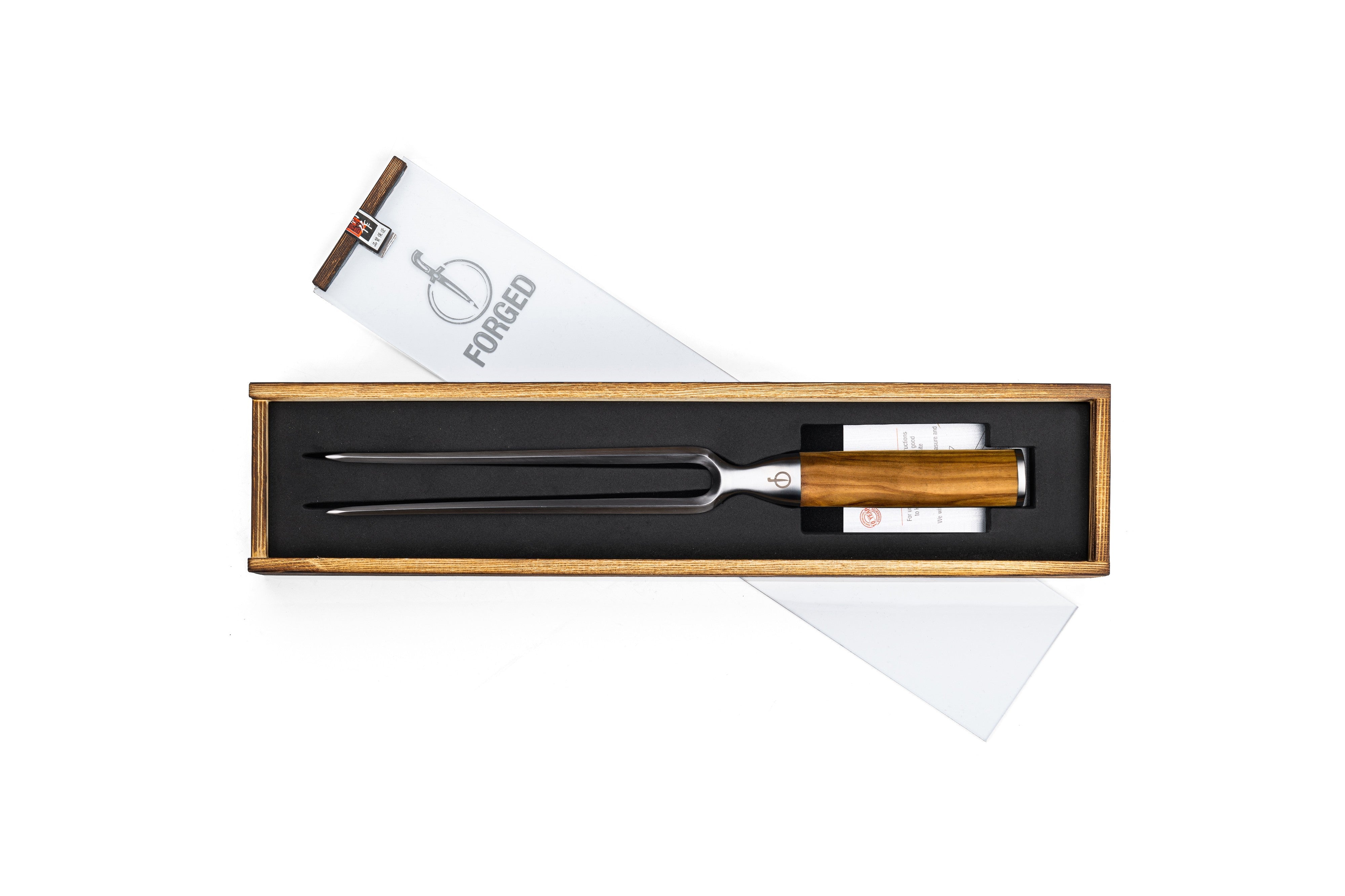 Forged Olive Trancheervork - 31 cm