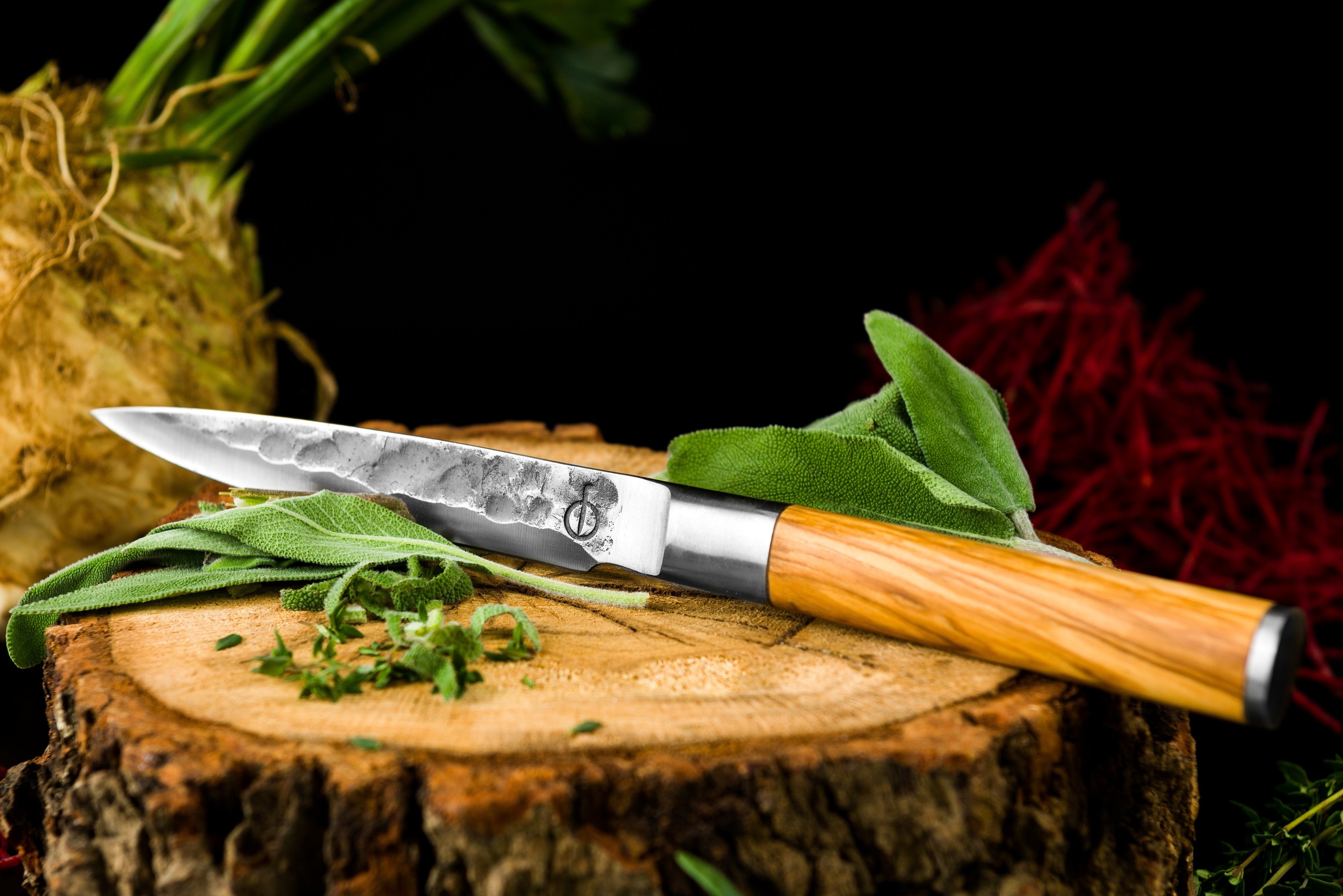 Forged Olive Universeel Mes - 13 cm