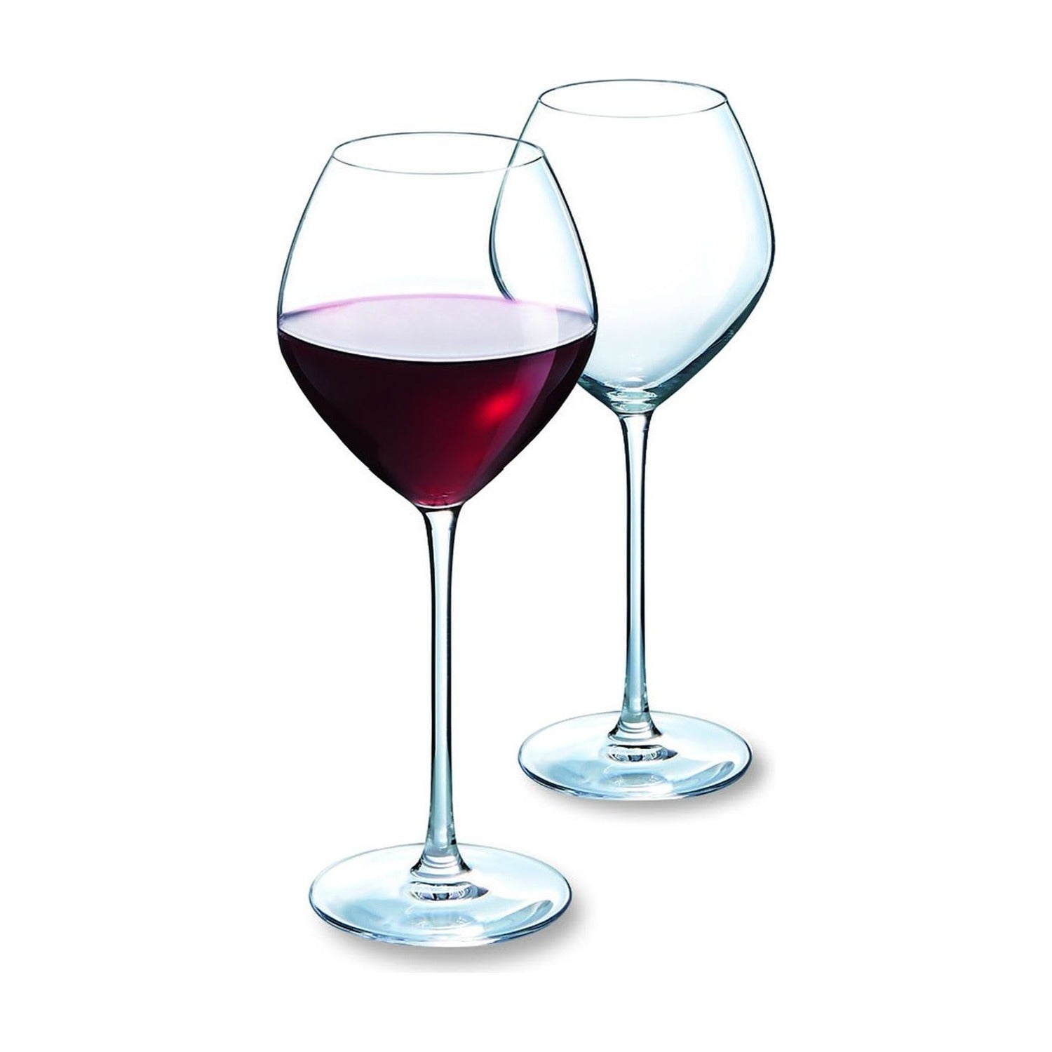 Chef & Sommelier Rode Wijnglazen 2 stuks - 470 ml op witte achtergrond