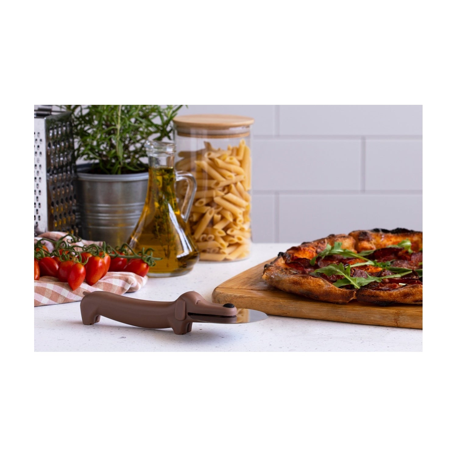 Peleg Design Puperoni Pizzasnijder, productfoto 5
