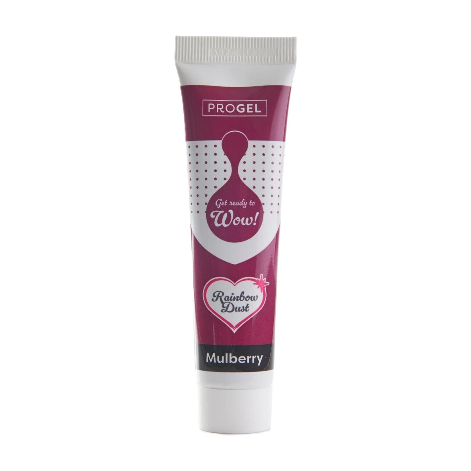 Rainbow Dust Progel Kleurstof - Wine Red op witte achtergrond