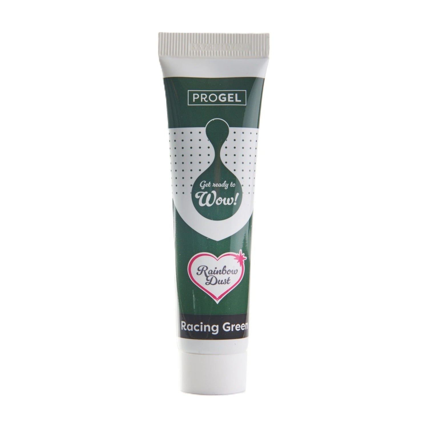 Rainbow Dust Progel Kleurstof - Holly Green op witte achtergrond