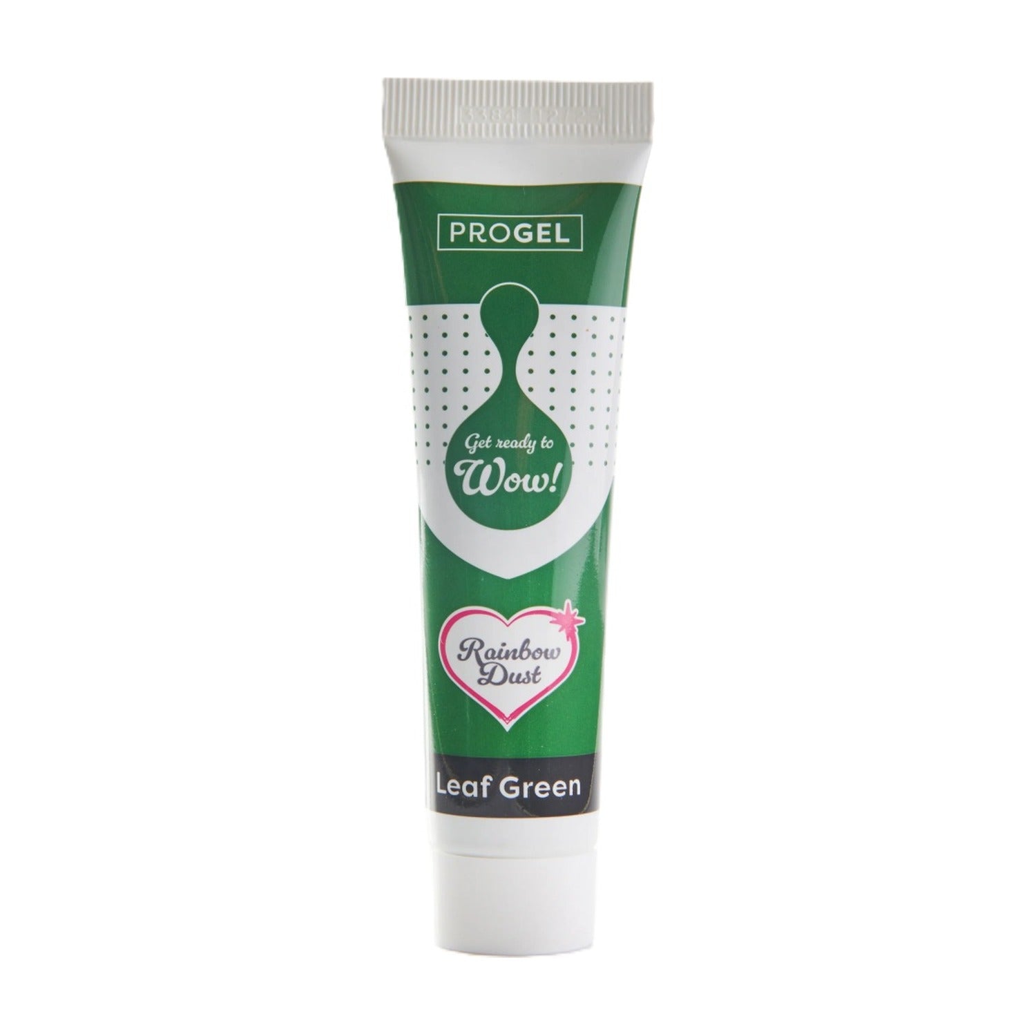 Rainbow Dust Progel Kleurstof - Leaf Green op witte achtergrond