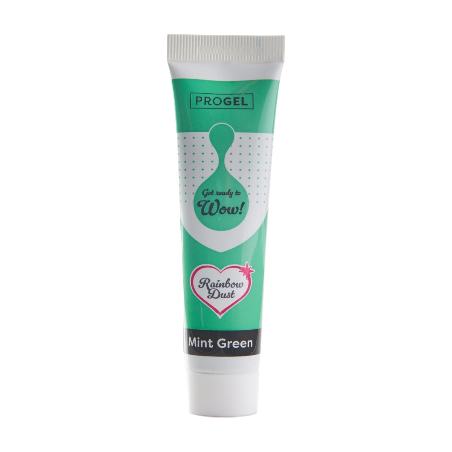 Rainbow Dust Progel Kleurstof - Mint Green op witte achtergrond