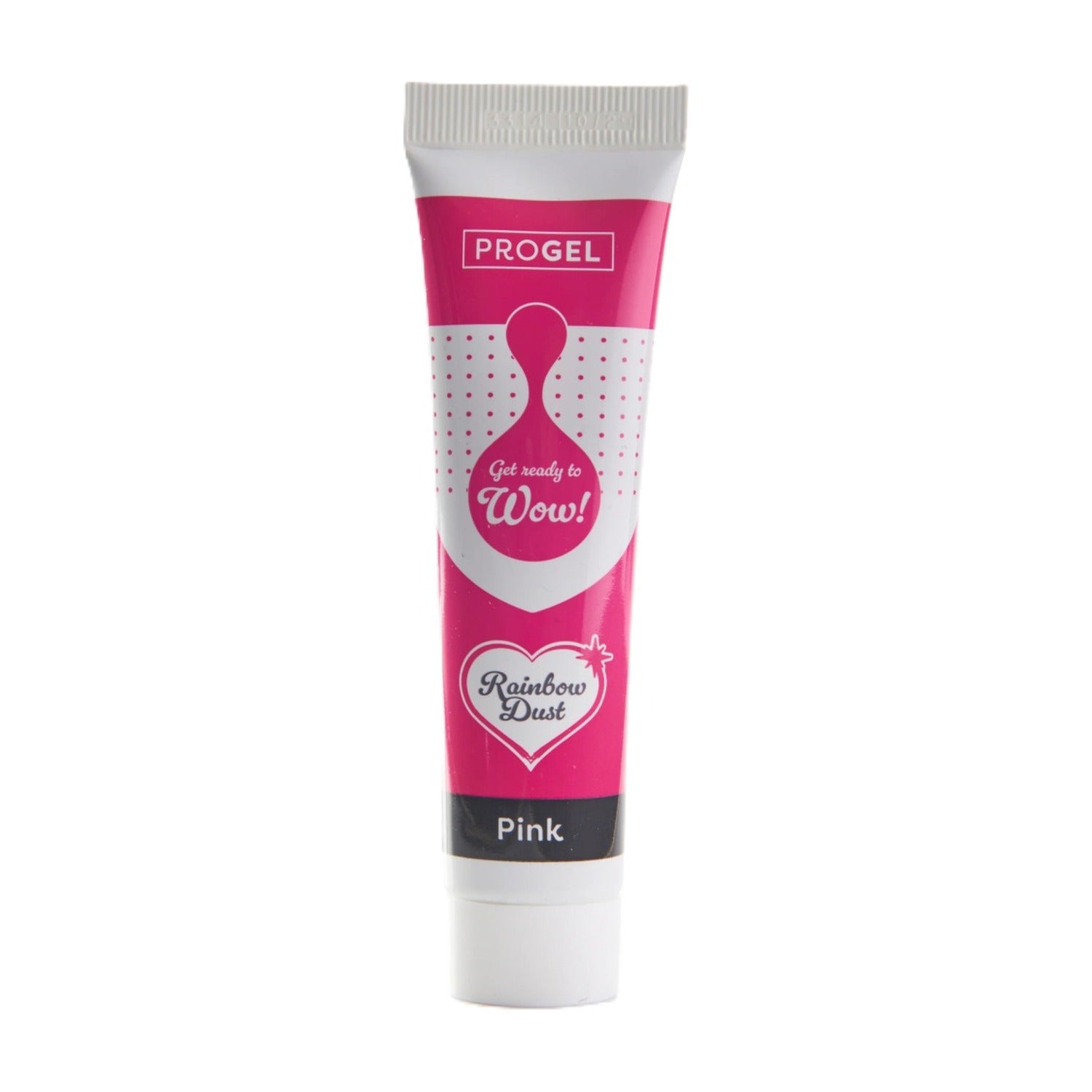 Rainbow Dust Progel Kleurstof - Roze op witte achtergrond